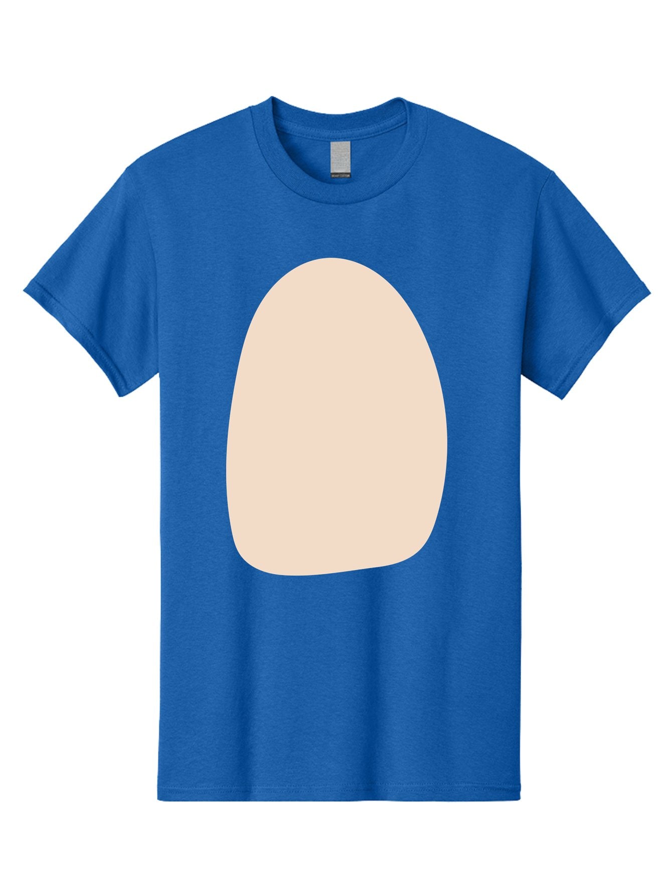 Oval-Shape-1 Men'S Graphic Tee, 100% Cotton, Comfortable Casual Summer Wear, Machine Washable, Oval Shape, Soft Peach Color, Minimalist Design, Simple Graphic, Abstract Shape, Modern Art Aae037 7
