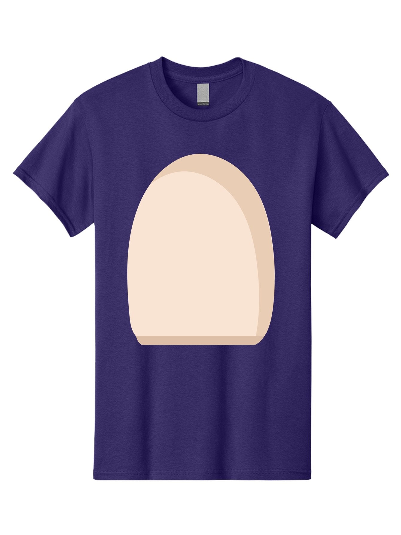 Oval-Shape-2 Men'S Graphic Tee, 100% Cotton, Comfortable Casual Summer Wear, Machine Washable, Oval Shape, Egg Shape, Simple Design, Minimalist Art, Beige Color, Soft Graphics, Abstract Form, Digital Illustration Aae038 13