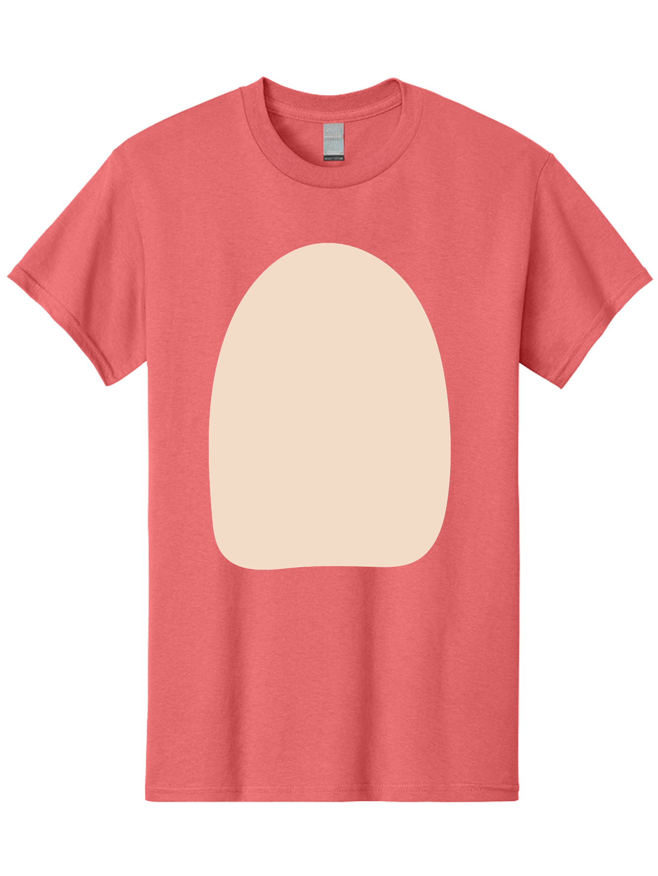 Oval-Shape Men'S Graphic Tee, 100% Cotton, Comfortable Casual Summer Wear, Machine Washable, Beige Shape, Rounded Edges, Minimalist Design, Simple Graphic, Abstract Shape, Soft Color, Clean Lines, Modern Aesthetic Aae039 7
