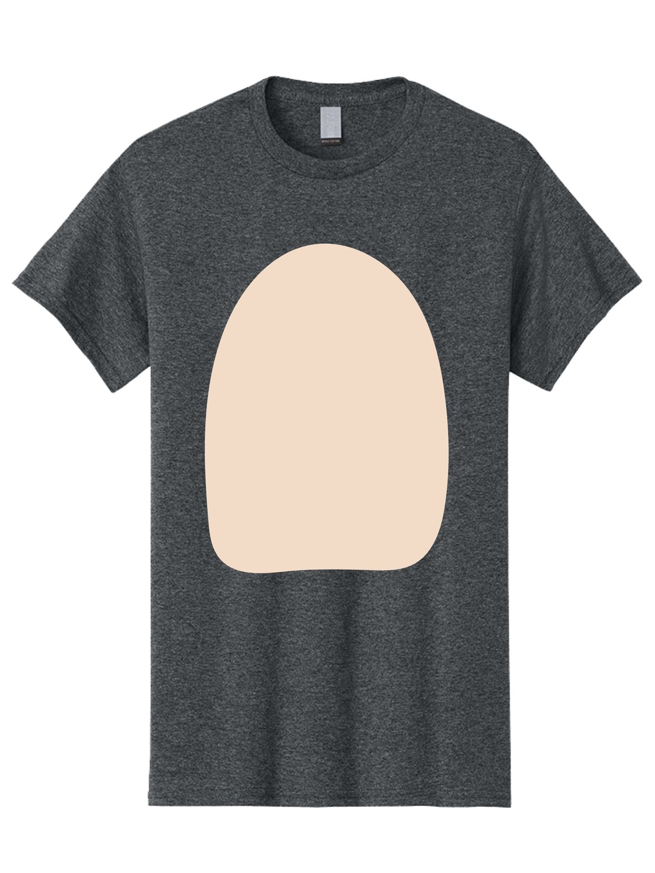 Oval-Shape Men'S Graphic Tee, 100% Cotton, Comfortable Casual Summer Wear, Machine Washable, Beige Shape, Rounded Edges, Minimalist Design, Simple Graphic, Abstract Shape, Soft Color, Clean Lines, Modern Aesthetic Aae039 10