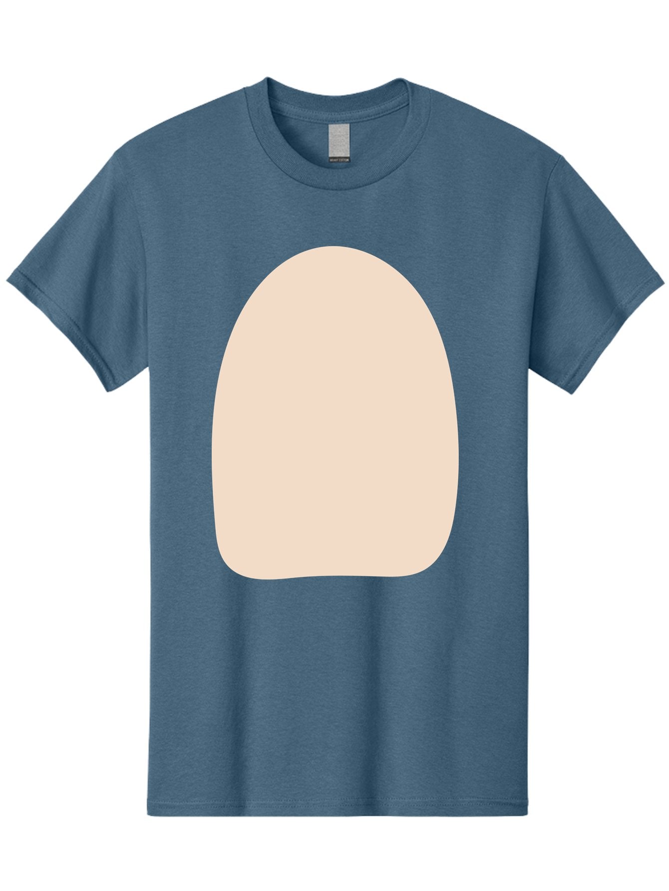 Oval-Shape Men'S Graphic Tee, 100% Cotton, Comfortable Casual Summer Wear, Machine Washable, Beige Shape, Rounded Edges, Minimalist Design, Simple Graphic, Abstract Shape, Soft Color, Clean Lines, Modern Aesthetic Aae039 15
