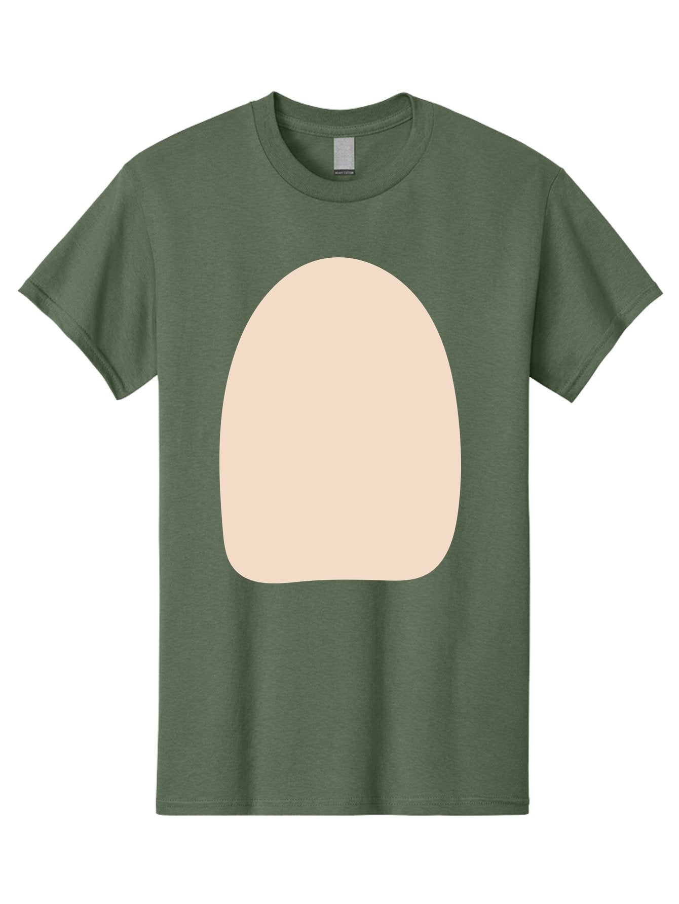 Oval-Shape Men'S Graphic Tee, 100% Cotton, Comfortable Casual Summer Wear, Machine Washable, Beige Shape, Rounded Edges, Minimalist Design, Simple Graphic, Abstract Shape, Soft Color, Clean Lines, Modern Aesthetic Aae039 9