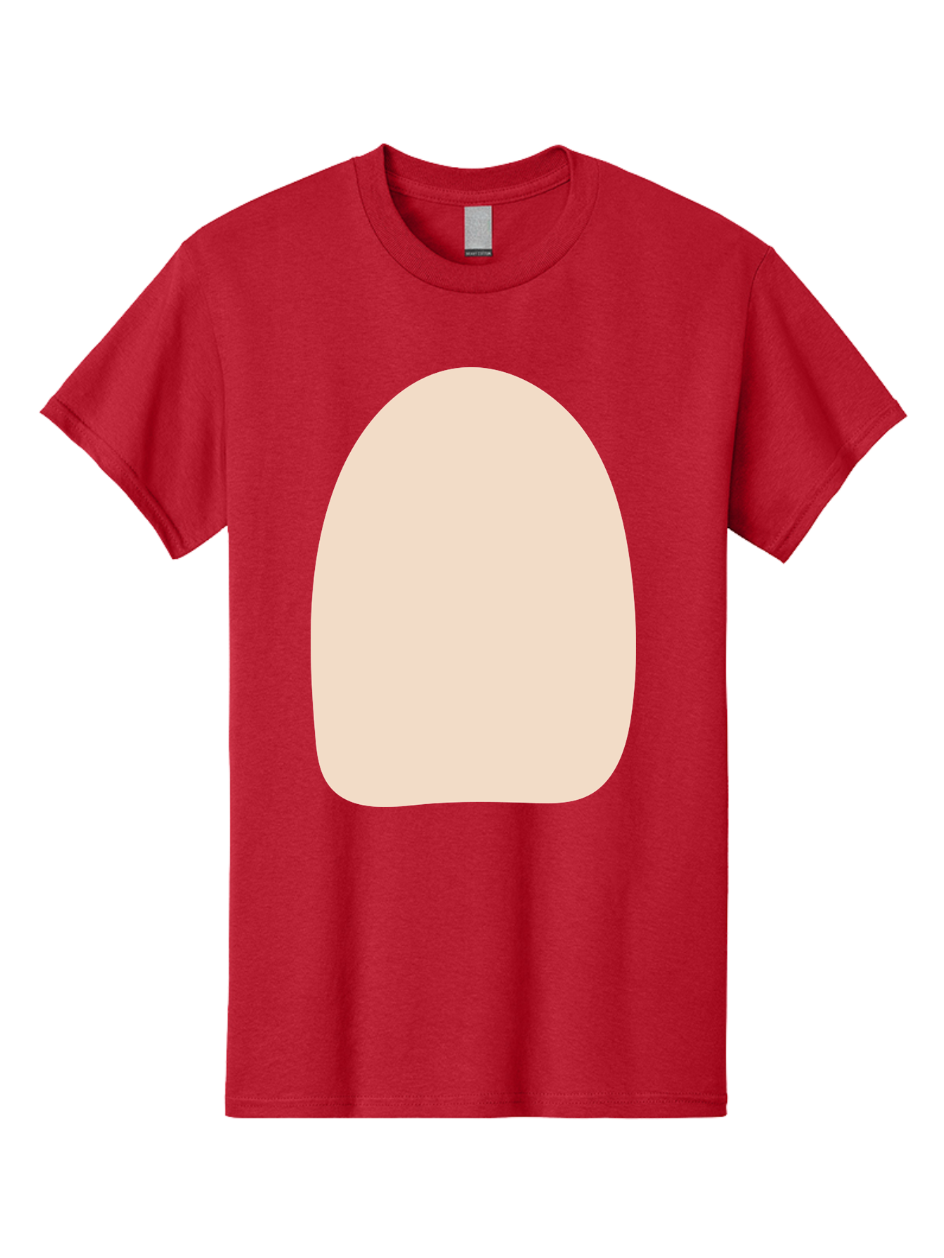Oval-Shape Men'S Graphic Tee, 100% Cotton, Comfortable Casual Summer Wear, Machine Washable, Beige Shape, Rounded Edges, Minimalist Design, Simple Graphic, Abstract Shape, Soft Color, Clean Lines, Modern Aesthetic Aae039 5