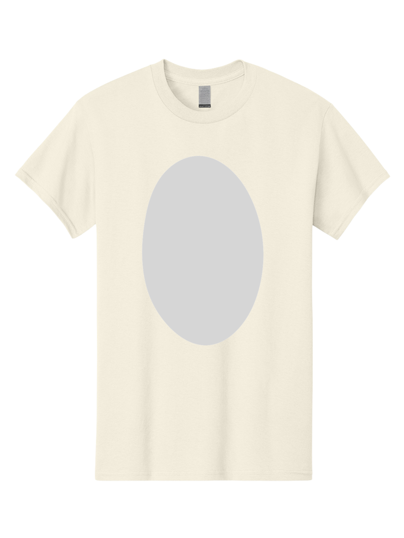 Oval Men'S Graphic Tee, 100% Cotton, Comfortable Casual Summer Wear, Machine Washable, White Oval Shape, Simple Design, Minimalist Art, Geometric Figure, Abstract Element, Clean Lines, Modern Aesthetic Aae040 11