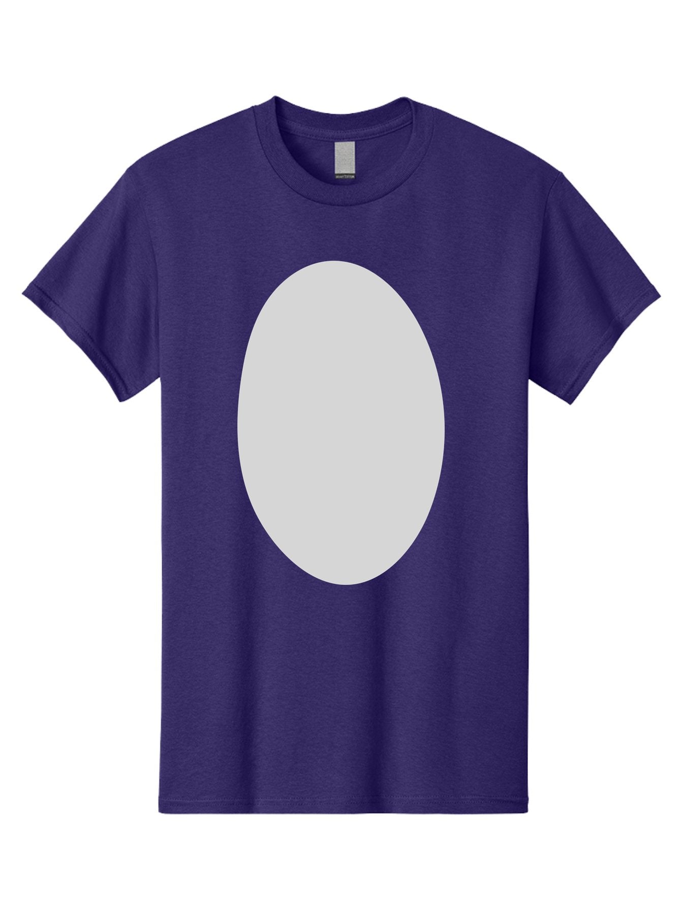 Oval Men'S Graphic Tee, 100% Cotton, Comfortable Casual Summer Wear, Machine Washable, White Oval Shape, Simple Design, Minimalist Art, Geometric Figure, Abstract Element, Clean Lines, Modern Aesthetic Aae040 5