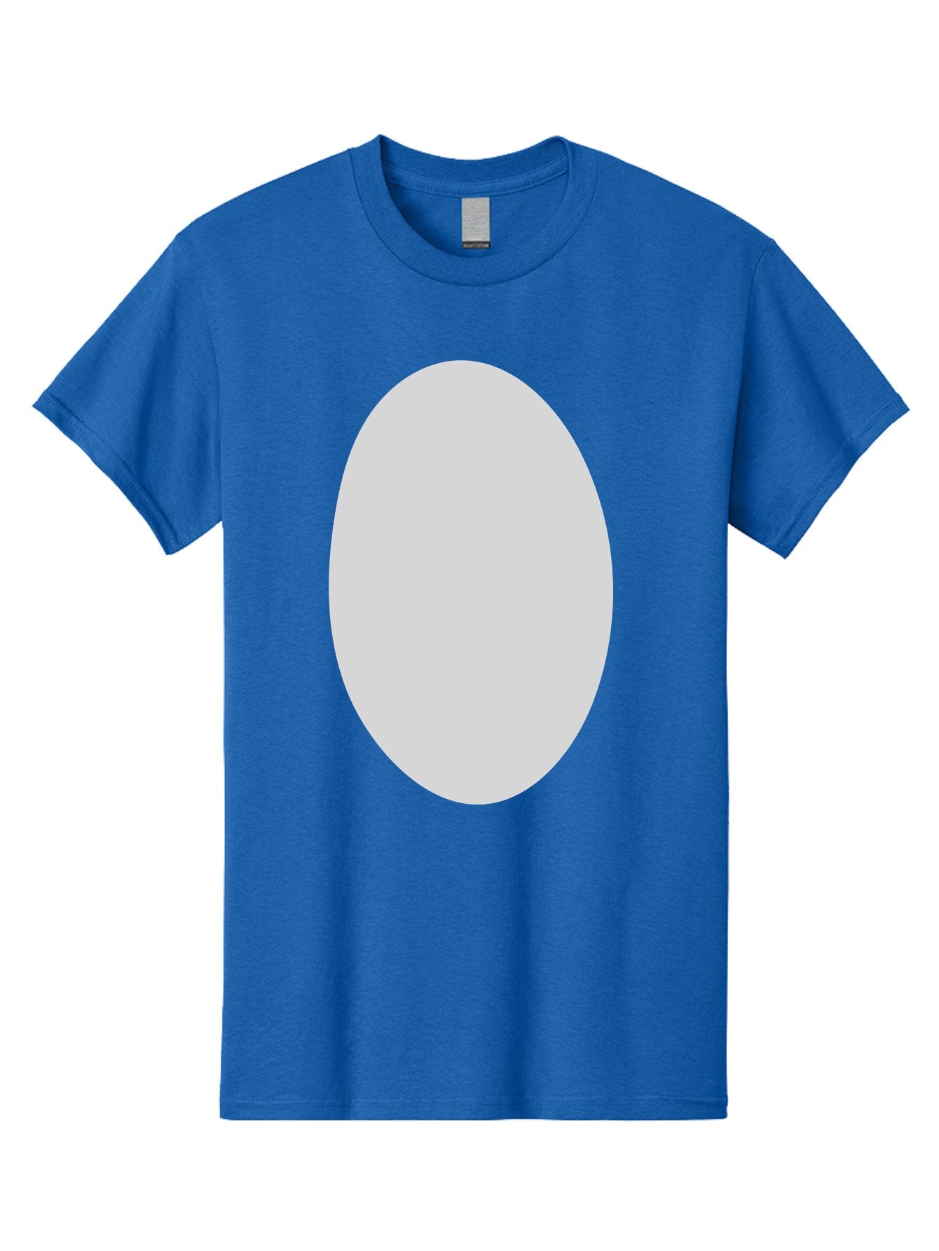 Oval Men'S Graphic Tee, 100% Cotton, Comfortable Casual Summer Wear, Machine Washable, White Oval Shape, Simple Design, Minimalist Art, Geometric Figure, Abstract Element, Clean Lines, Modern Aesthetic Aae040 14