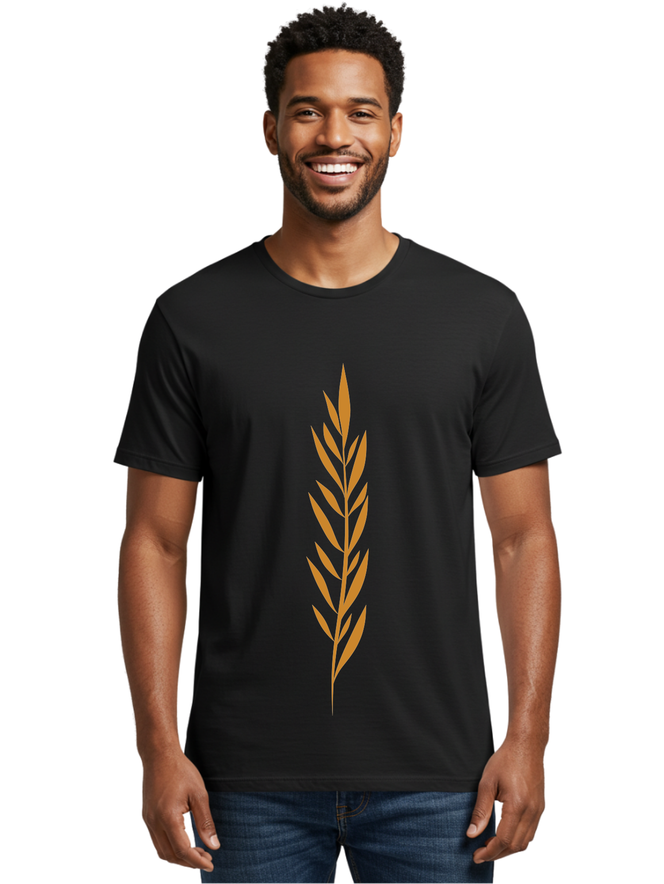 Red-Leaves Men'S Graphic Tee, 100% Cotton, Comfortable Casual Summer Wear, Machine Washable, Red Branch Graphic, Simple Leaf Design, Minimalist Art, Coral Color, Abstract Shape, Futuristic Look, Modern Illustration, Leafy Pattern Aae049 30