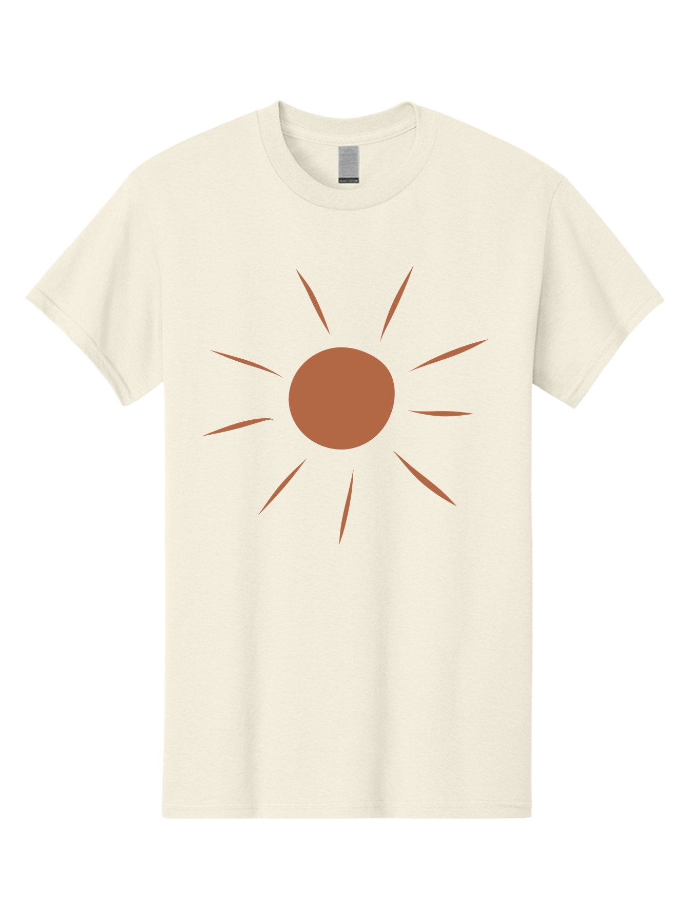 Red-Sun Men'S Graphic Tee, 100% Cotton, Comfortable Casual Summer Wear, Machine Washable, Sun Symbol, Red Circle, Radiating Lines, Minimalist Design, Simple Graphics, Abstract Art, Symbolic Representation Aae050 12