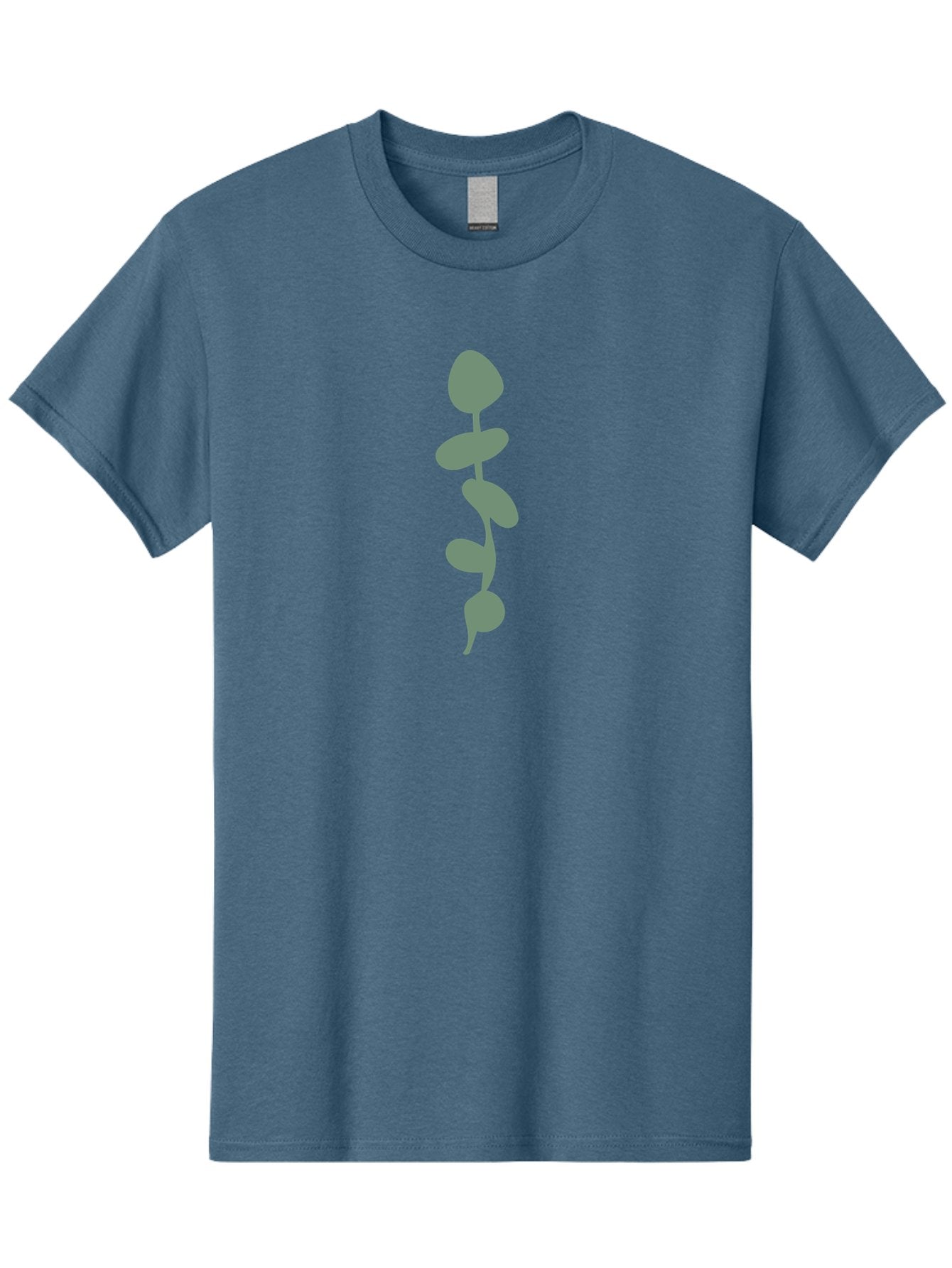 Sprout-1 Men'S Graphic Tee, 100% Cotton, Comfortable Casual Summer Wear, Machine Washable, Silhouette Of A Plant, Dark Grey Color, Simple Design, Minimalist Art, Abstract Shapes, Unique Texture, Modern Graphic Aae053 3