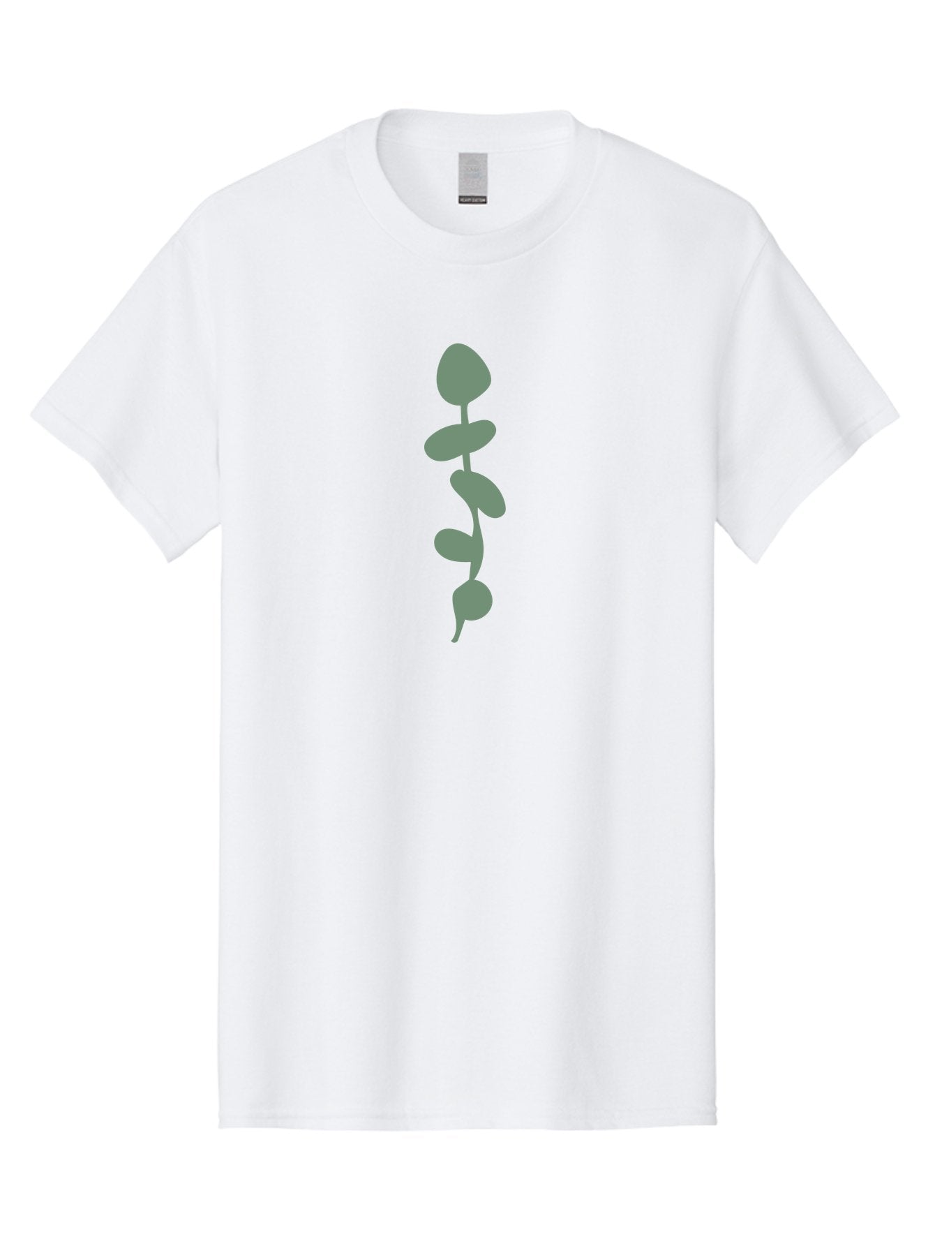 Sprout-1 Men'S Graphic Tee, 100% Cotton, Comfortable Casual Summer Wear, Machine Washable, Silhouette Of A Plant, Dark Grey Color, Simple Design, Minimalist Art, Abstract Shapes, Unique Texture, Modern Graphic Aae053 13