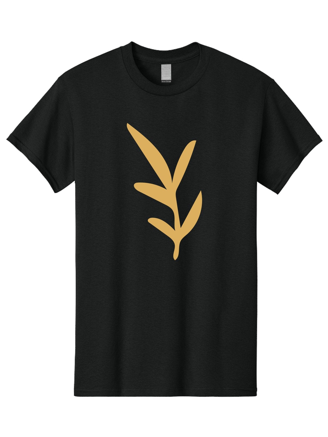 Sprout Men'S Graphic Tee, 100% Cotton, Comfortable Casual Summer Wear, Machine Washable, Sprouting Plant, Growing Leaves, Botanical Illustration, Simple Design, Minimalist Art, Abstract Foliage, Orange Silhouette Aae054 10