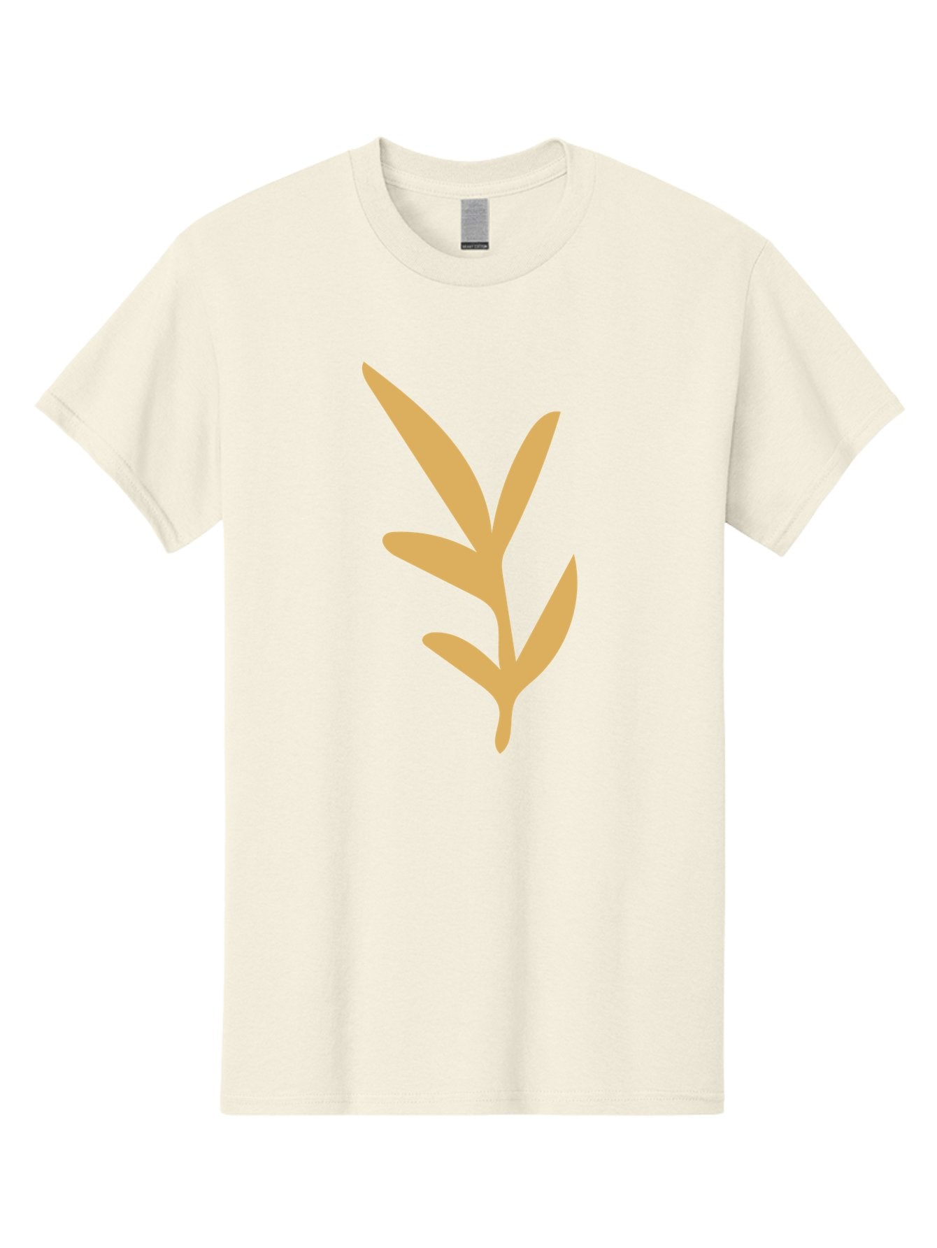 Sprout Men'S Graphic Tee, 100% Cotton, Comfortable Casual Summer Wear, Machine Washable, Sprouting Plant, Growing Leaves, Botanical Illustration, Simple Design, Minimalist Art, Abstract Foliage, Orange Silhouette Aae054 14