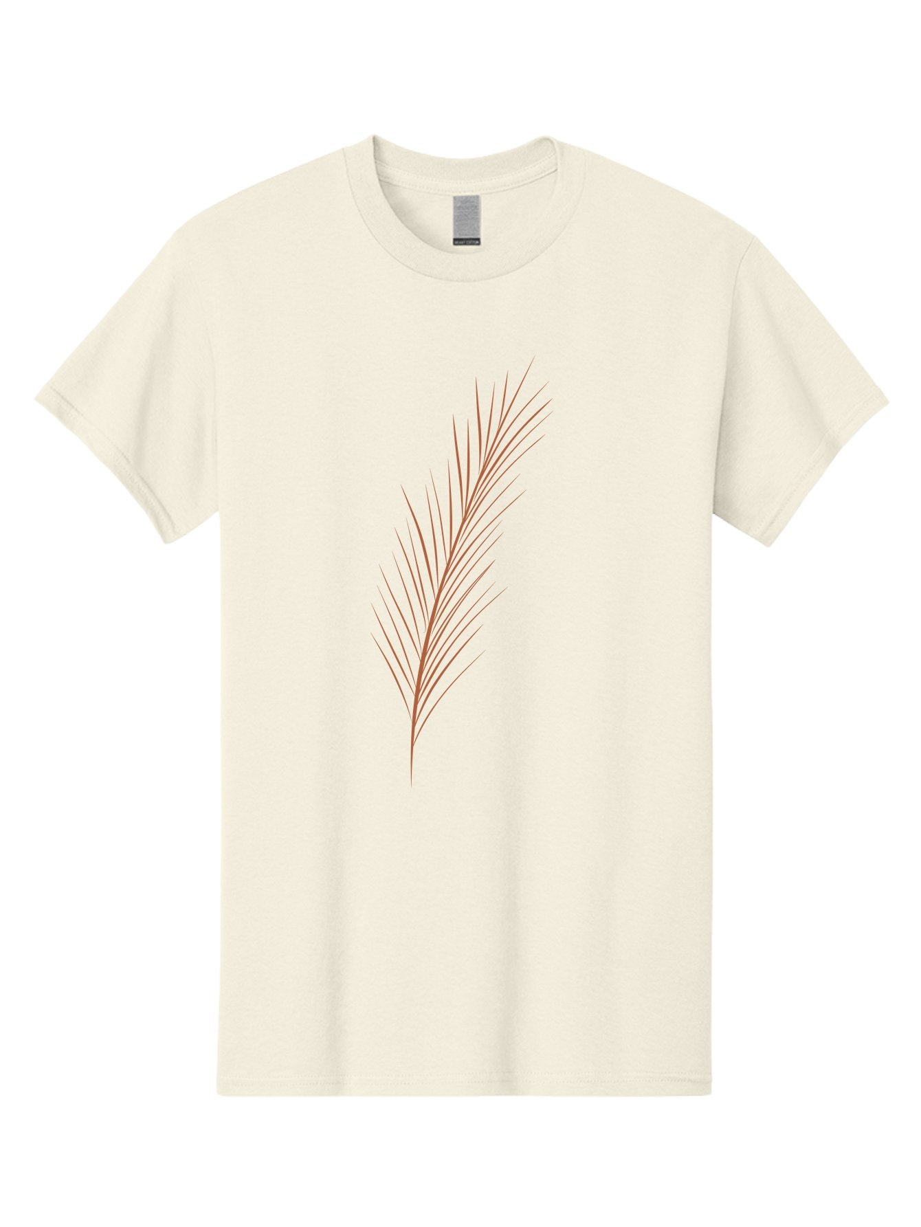 Stylized-Feather Men'S Graphic Tee, 100% Cotton, Comfortable Casual Summer Wear, Machine Washable, Red Twig, Thin Branches, Minimalist Design, Simple Shapes, Abstract Art, Digital Illustration, Modern Graphics Aae056 14