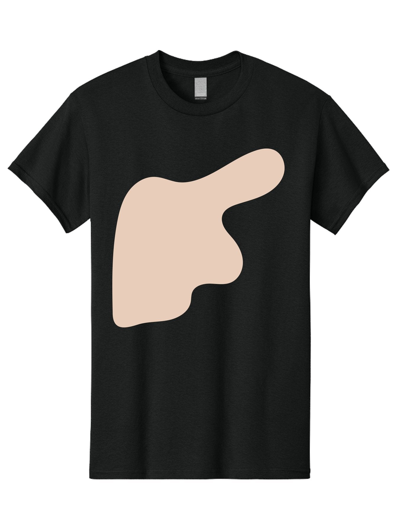 Thumbs-Up Men'S Graphic Tee, 100% Cotton, Comfortable Casual Summer Wear, Machine Washable, Thumbs Up Gesture, Approval Symbol, Positive Feedback, Like Button, Hand Gesture, Social Media Icon, Beige Shape Aae060