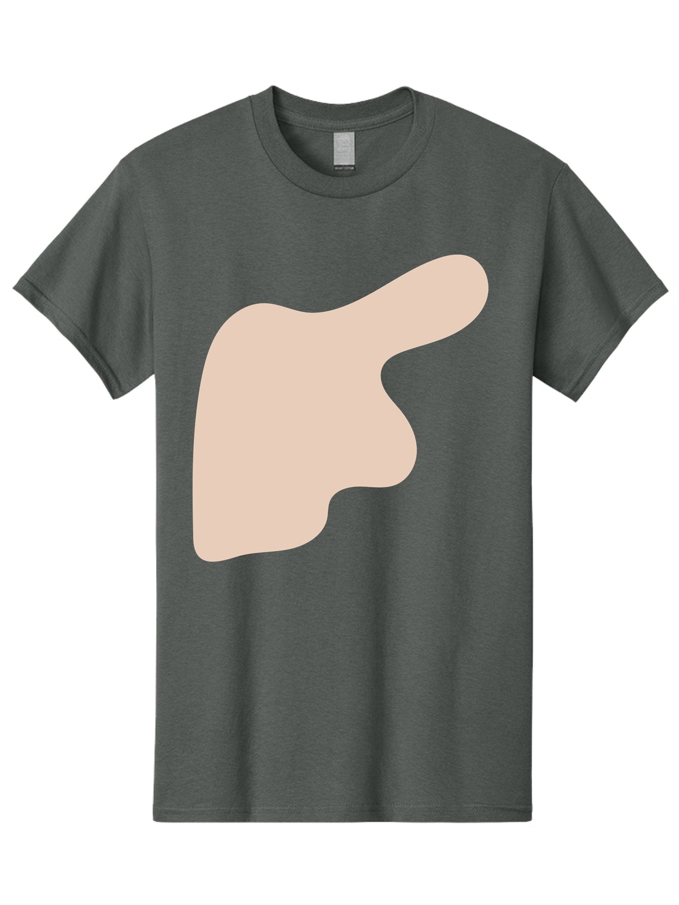 Thumbs-Up Men'S Graphic Tee, 100% Cotton, Comfortable Casual Summer Wear, Machine Washable, Thumbs Up Gesture, Approval Symbol, Positive Feedback, Like Button, Hand Gesture, Social Media Icon, Beige Shape Aae060 13