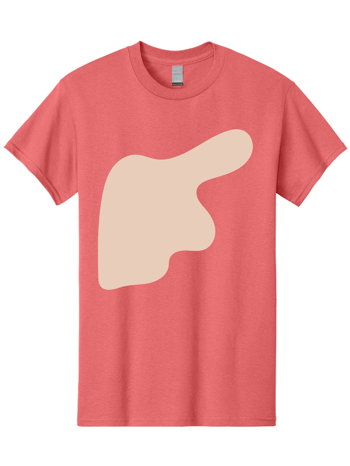 Thumbs-Up Men'S Graphic Tee, 100% Cotton, Comfortable Casual Summer Wear, Machine Washable, Thumbs Up Gesture, Approval Symbol, Positive Feedback, Like Button, Hand Gesture, Social Media Icon, Beige Shape Aae060 9