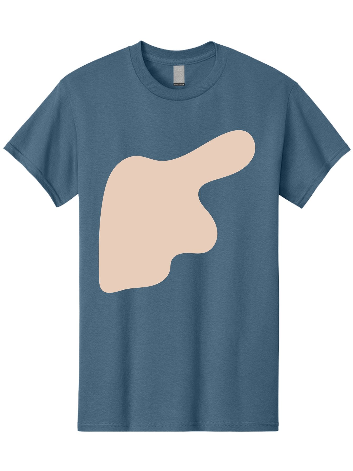 Thumbs-Up Men'S Graphic Tee, 100% Cotton, Comfortable Casual Summer Wear, Machine Washable, Thumbs Up Gesture, Approval Symbol, Positive Feedback, Like Button, Hand Gesture, Social Media Icon, Beige Shape Aae060 4