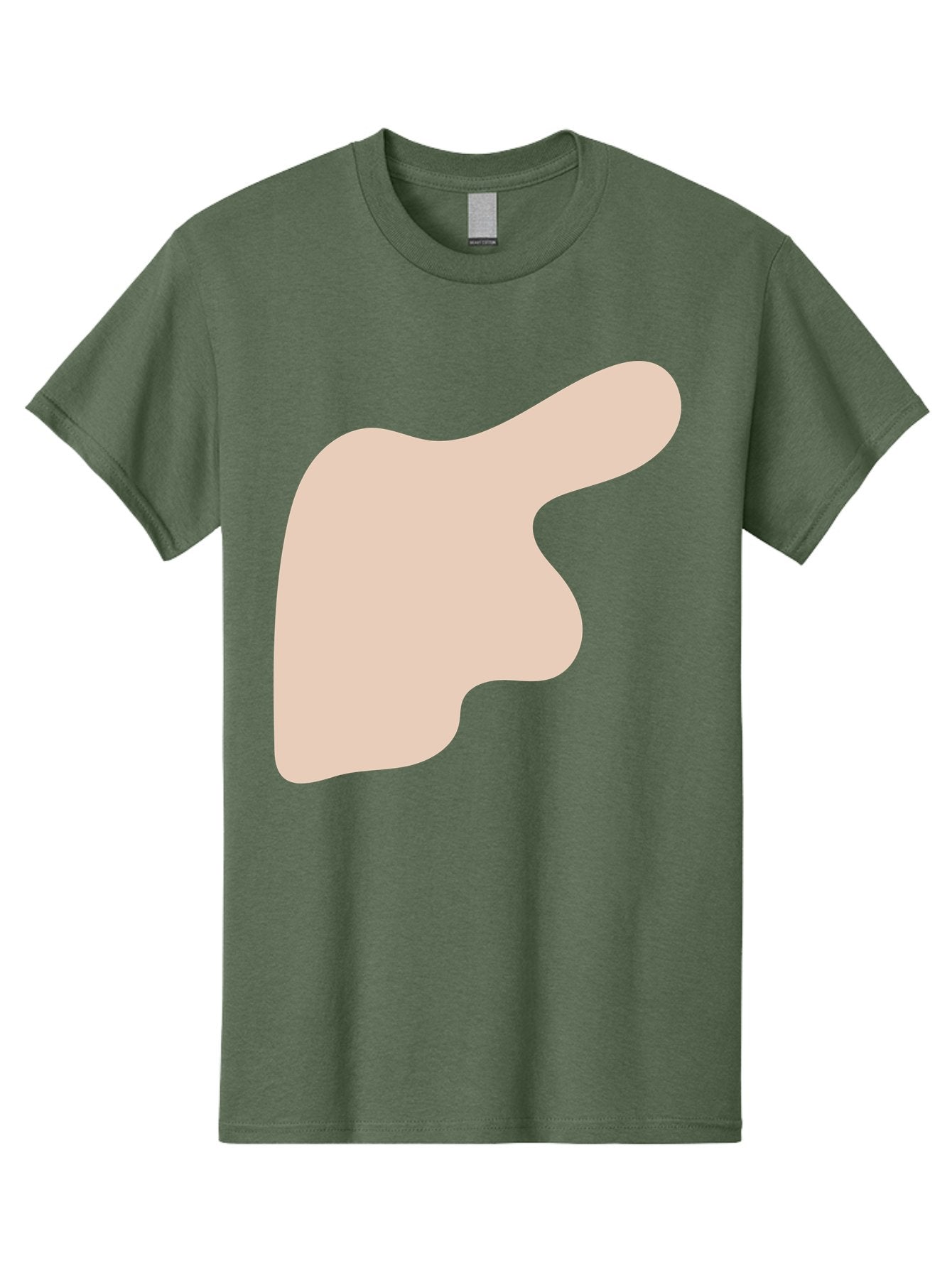 Thumbs-Up Men'S Graphic Tee, 100% Cotton, Comfortable Casual Summer Wear, Machine Washable, Thumbs Up Gesture, Approval Symbol, Positive Feedback, Like Button, Hand Gesture, Social Media Icon, Beige Shape Aae060 12