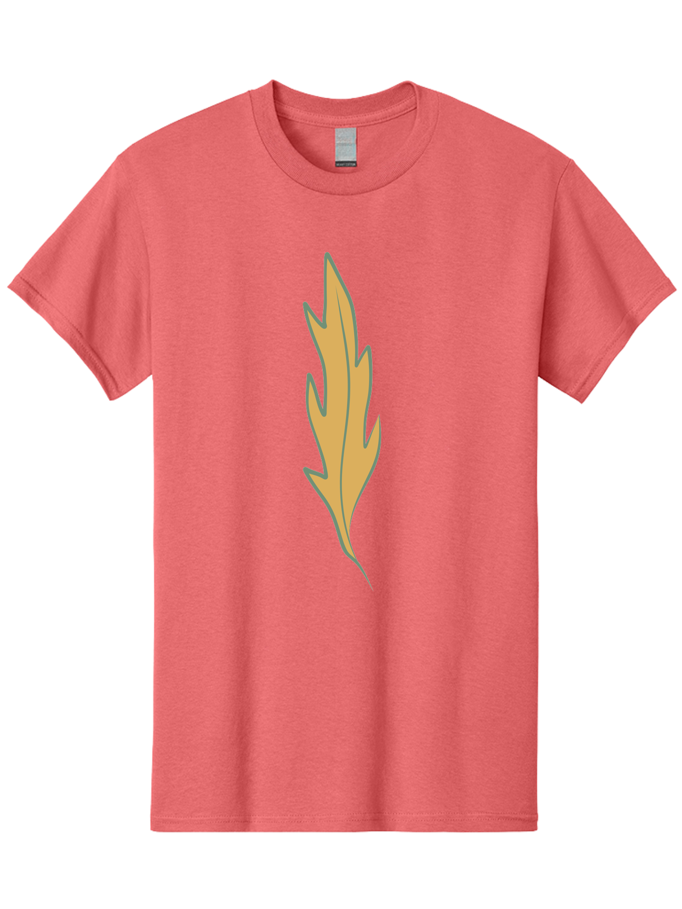 Yellow-Leaf-1 Men'S Graphic Tee, 100% Cotton, Comfortable Casual Summer Wear, Machine Washable, Autumn Leaf, Fall Foliage, Yellow Leaf, Oak Tree, Natural Design, Leaf Illustration, Seasonal Symbol, Botanical Icon, Vibrant Color Aae085 23