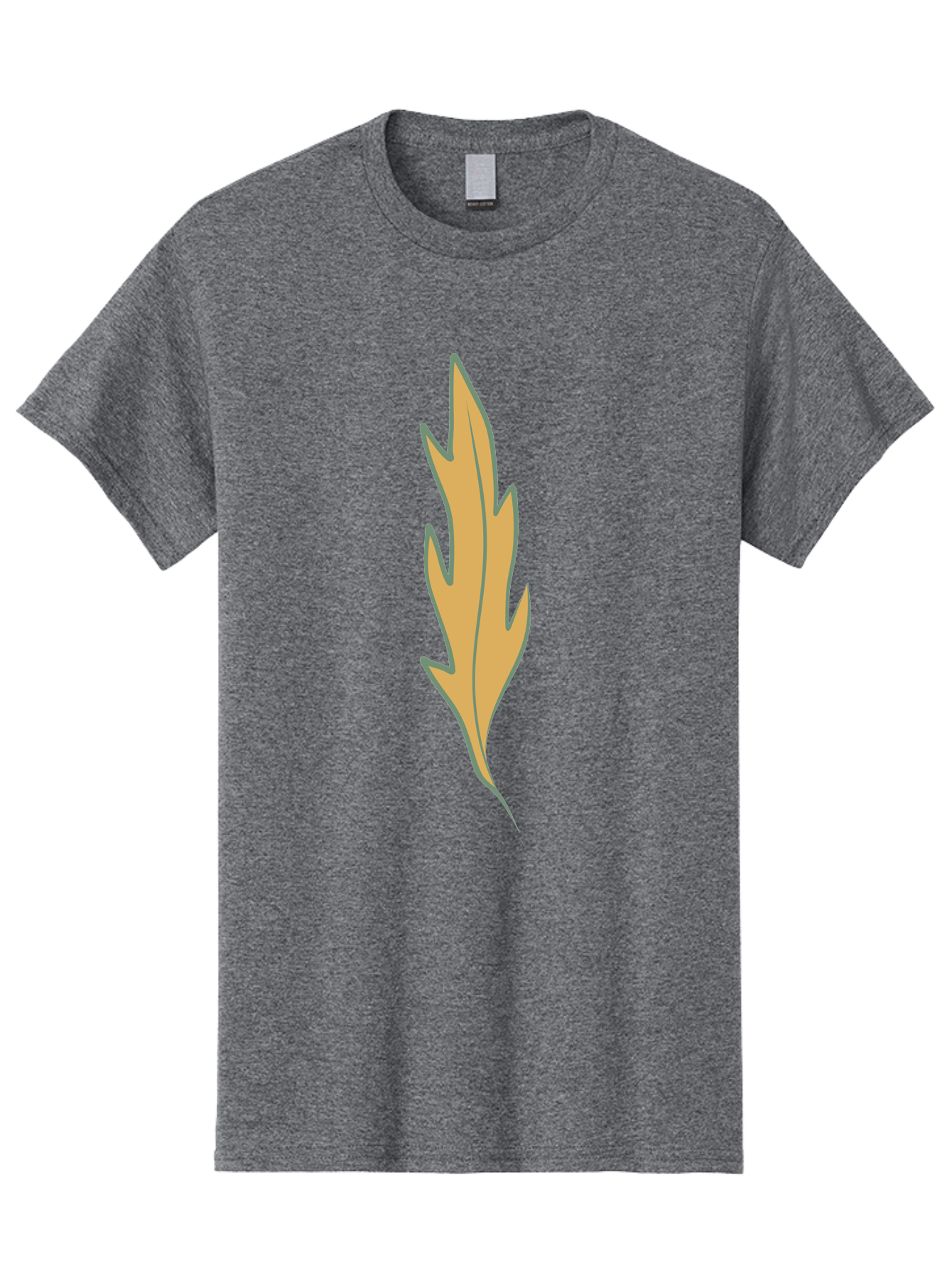Yellow-Leaf-1 Men'S Graphic Tee, 100% Cotton, Comfortable Casual Summer Wear, Machine Washable, Autumn Leaf, Fall Foliage, Yellow Leaf, Oak Tree, Natural Design, Leaf Illustration, Seasonal Symbol, Botanical Icon, Vibrant Color Aae085 27