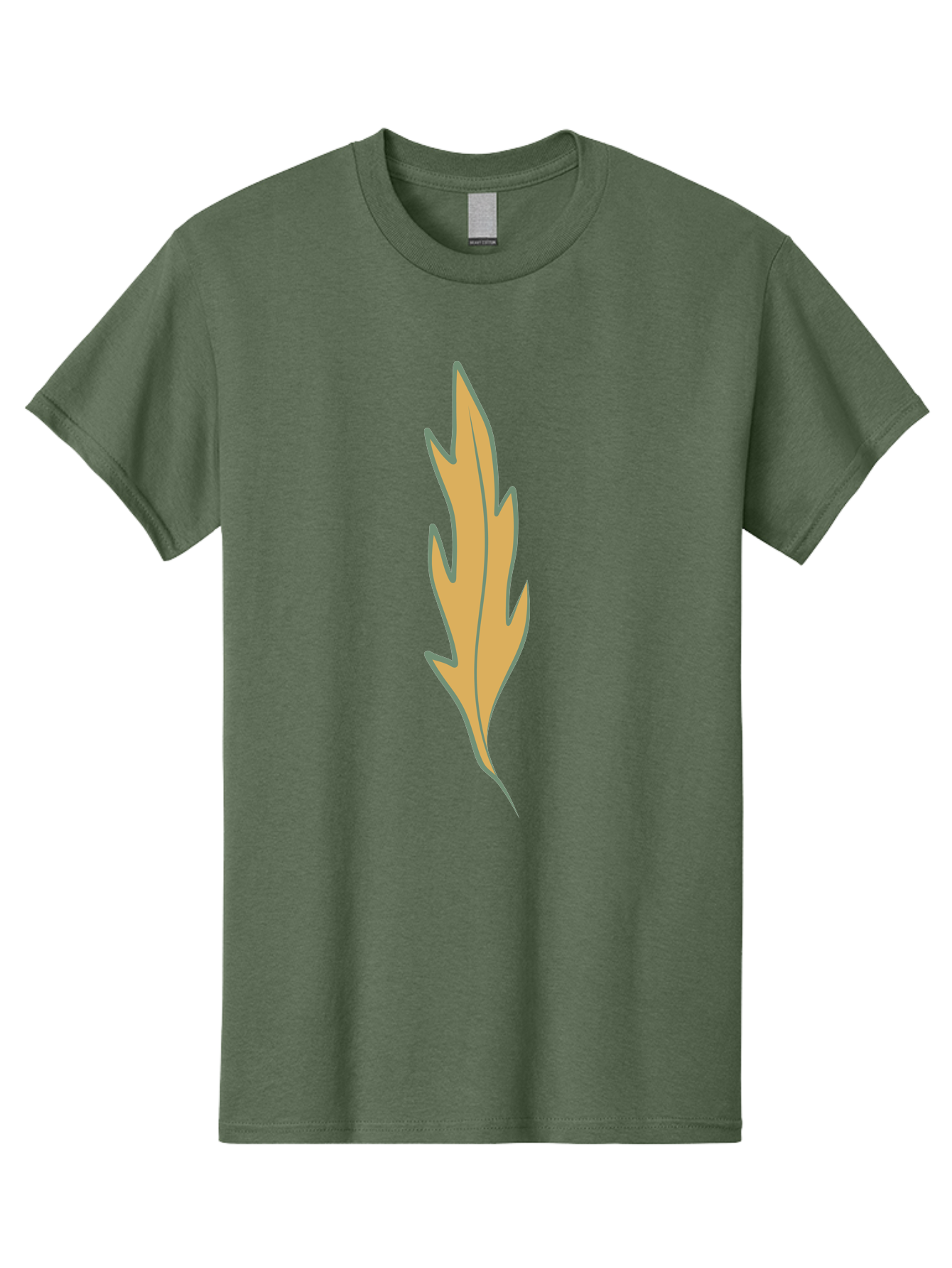 Yellow-Leaf-1 Men'S Graphic Tee, 100% Cotton, Comfortable Casual Summer Wear, Machine Washable, Autumn Leaf, Fall Foliage, Yellow Leaf, Oak Tree, Natural Design, Leaf Illustration, Seasonal Symbol, Botanical Icon, Vibrant Color Aae085 3