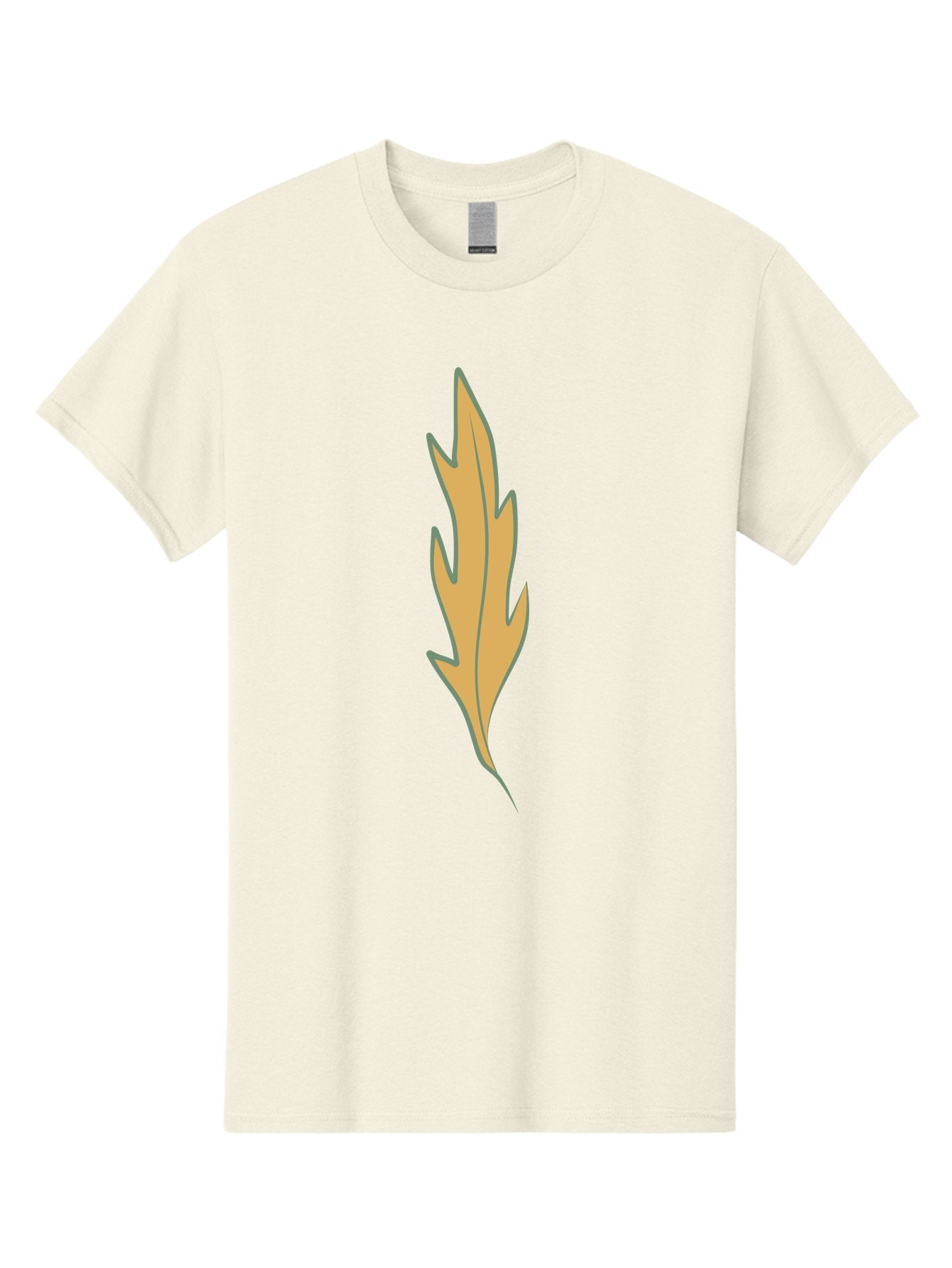 Yellow-Leaf-1 Men'S Graphic Tee, 100% Cotton, Comfortable Casual Summer Wear, Machine Washable, Autumn Leaf, Fall Foliage, Yellow Leaf, Oak Tree, Natural Design, Leaf Illustration, Seasonal Symbol, Botanical Icon, Vibrant Color Aae085 12