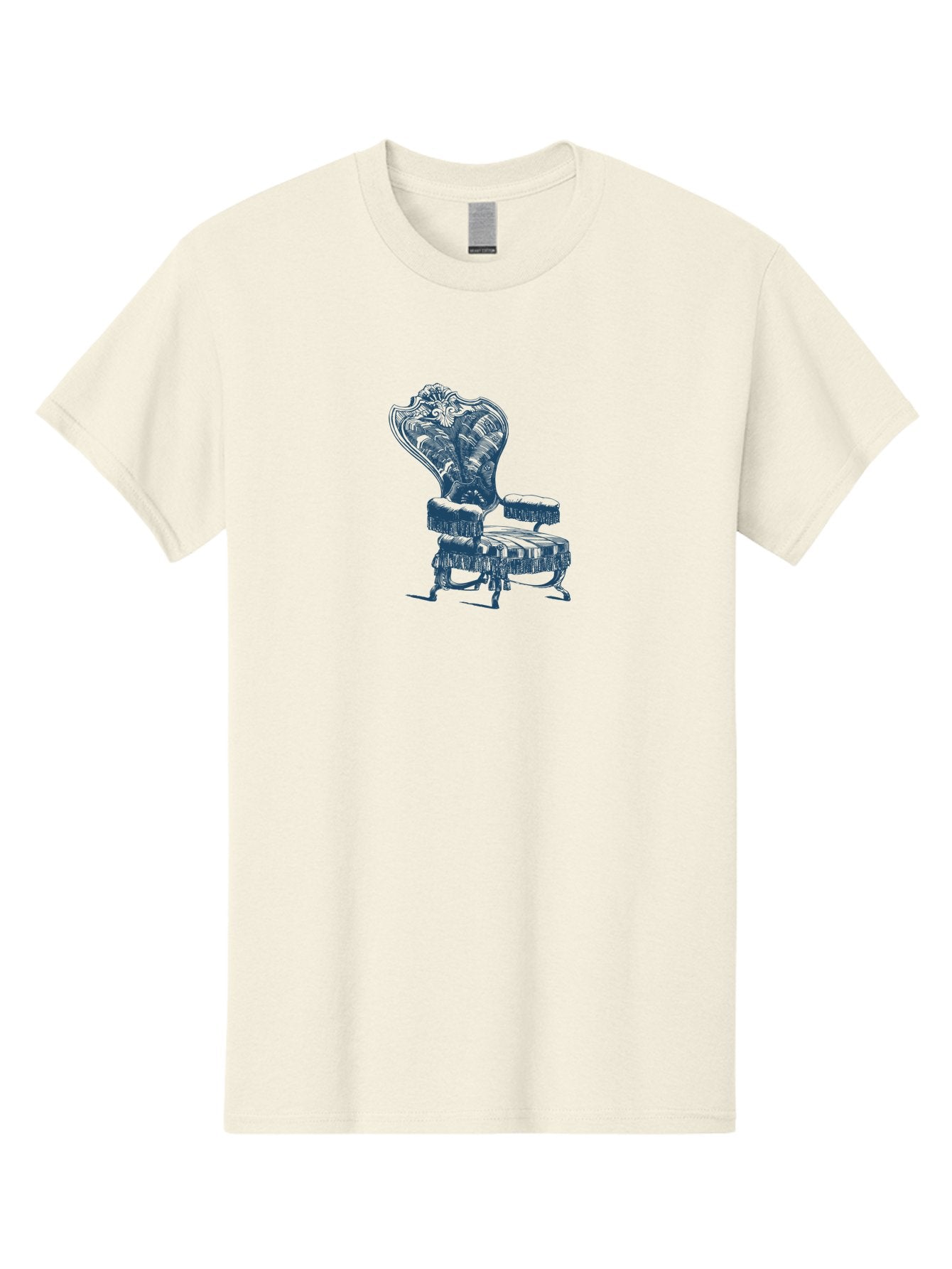 Accent Chair Men'S Graphic Tee, 100% Cotton, Comfortable Casual Summer Wear, Machine Washable, Ornate Chair, Luxurious Furniture, Vintage Decor, Elegant Design, Intricate Details, Fringe Trim, Classic Style, Sophisticated Ambiance, Aae092 9