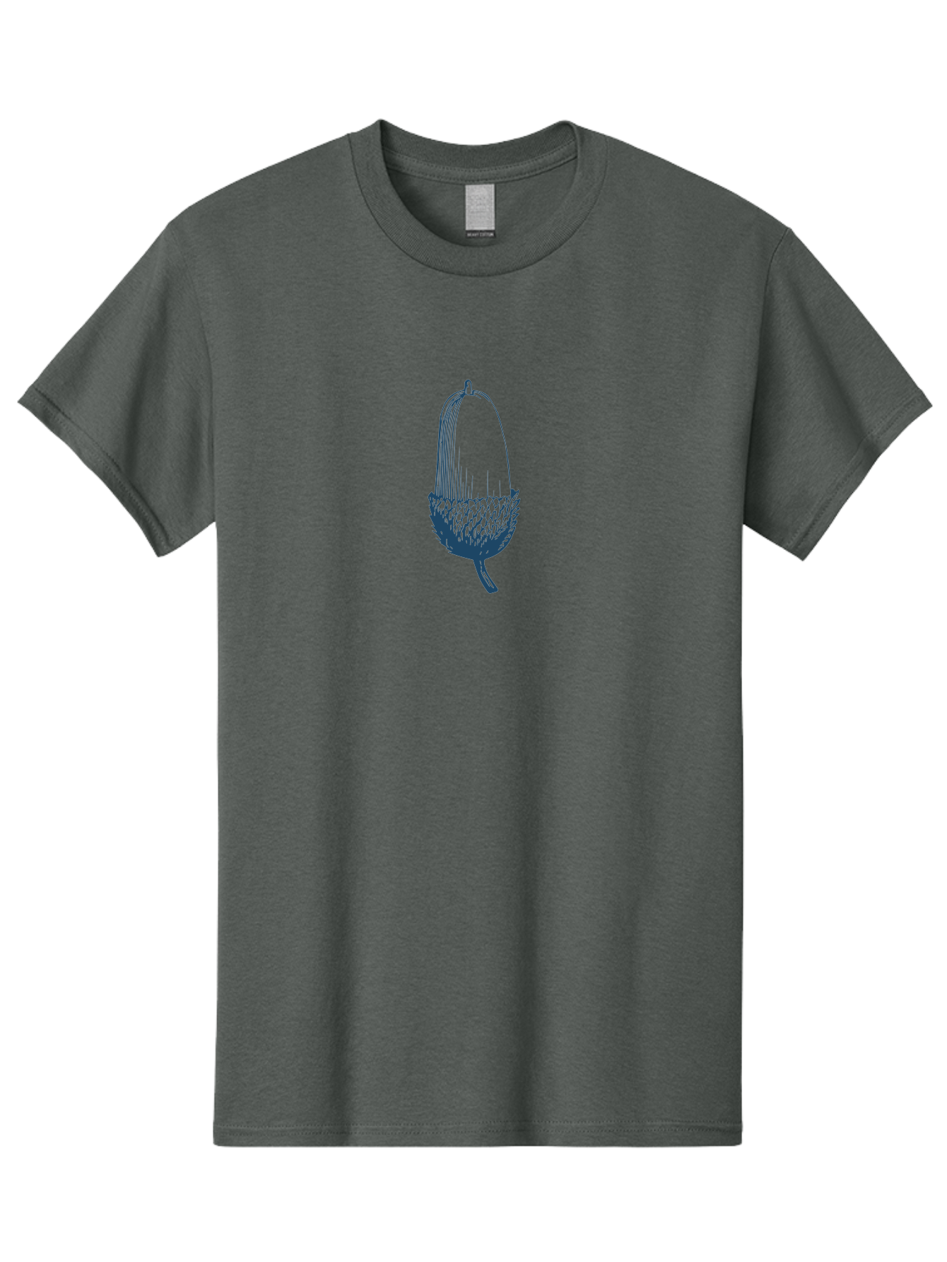 Acorn Men'S Graphic Tee, 100% Cotton, Comfortable Casual Summer Wear, Machine Washable, Acorn Illustration, Oak Tree Symbol, Nature-Inspired Design, Botanical Art, Simple Line Drawing, Forest Element, Abstract Shape, Minimalist Icon Aae093 25