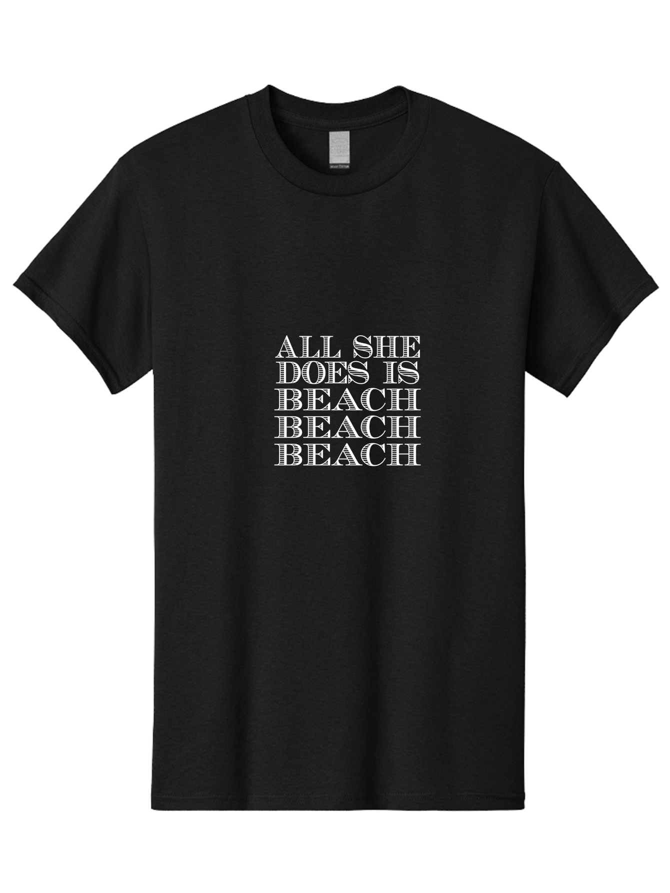 All She Does Is Men'S Graphic Tee, 100% Cotton, Comfortable Casual Summer Wear, Machine Washable, Beach Lifestyle, Beach Quotes, Summer Vibes, Coastal Living, Beachy Feel, Positive Affirmations Aae098 19