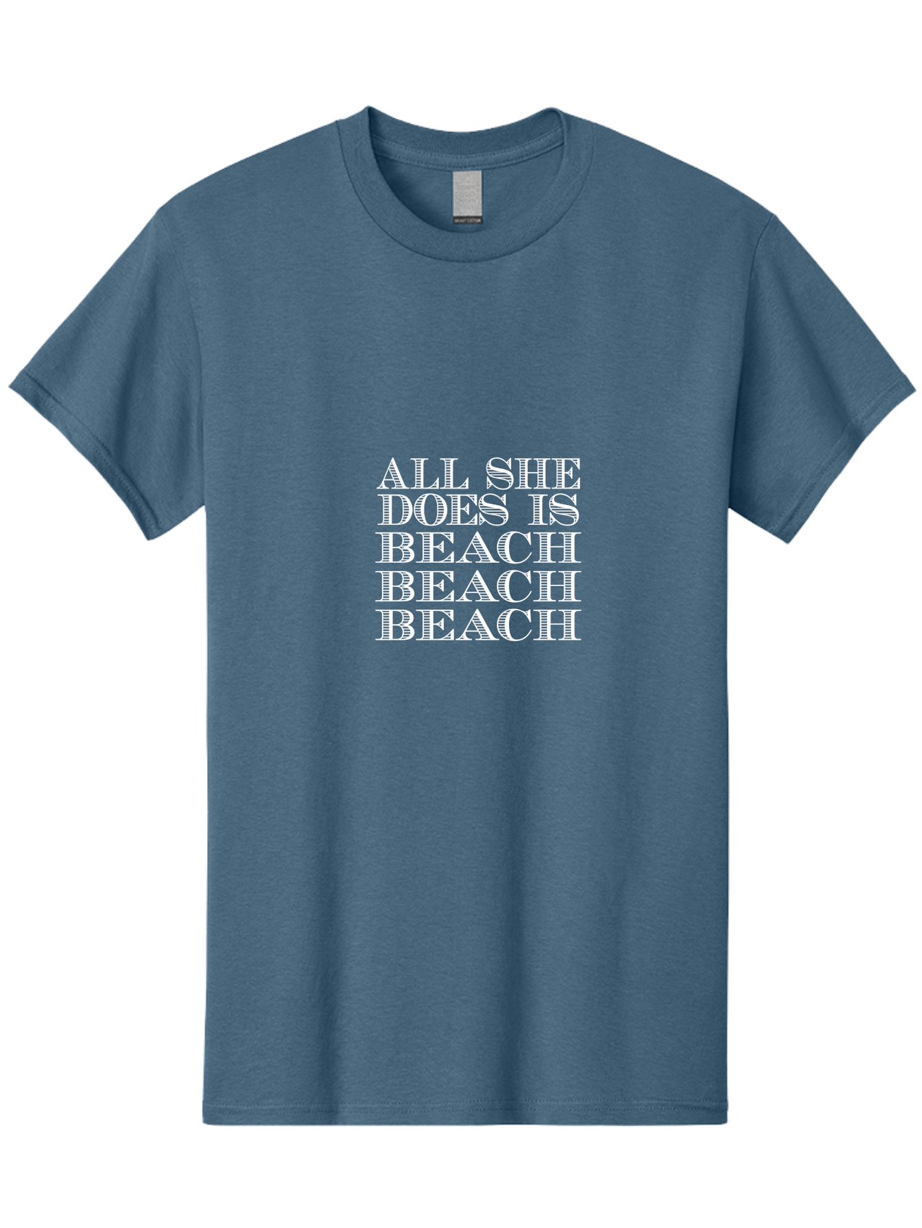 All She Does Is Men'S Graphic Tee, 100% Cotton, Comfortable Casual Summer Wear, Machine Washable, Beach Lifestyle, Beach Quotes, Summer Vibes, Coastal Living, Beachy Feel, Positive Affirmations Aae098 13