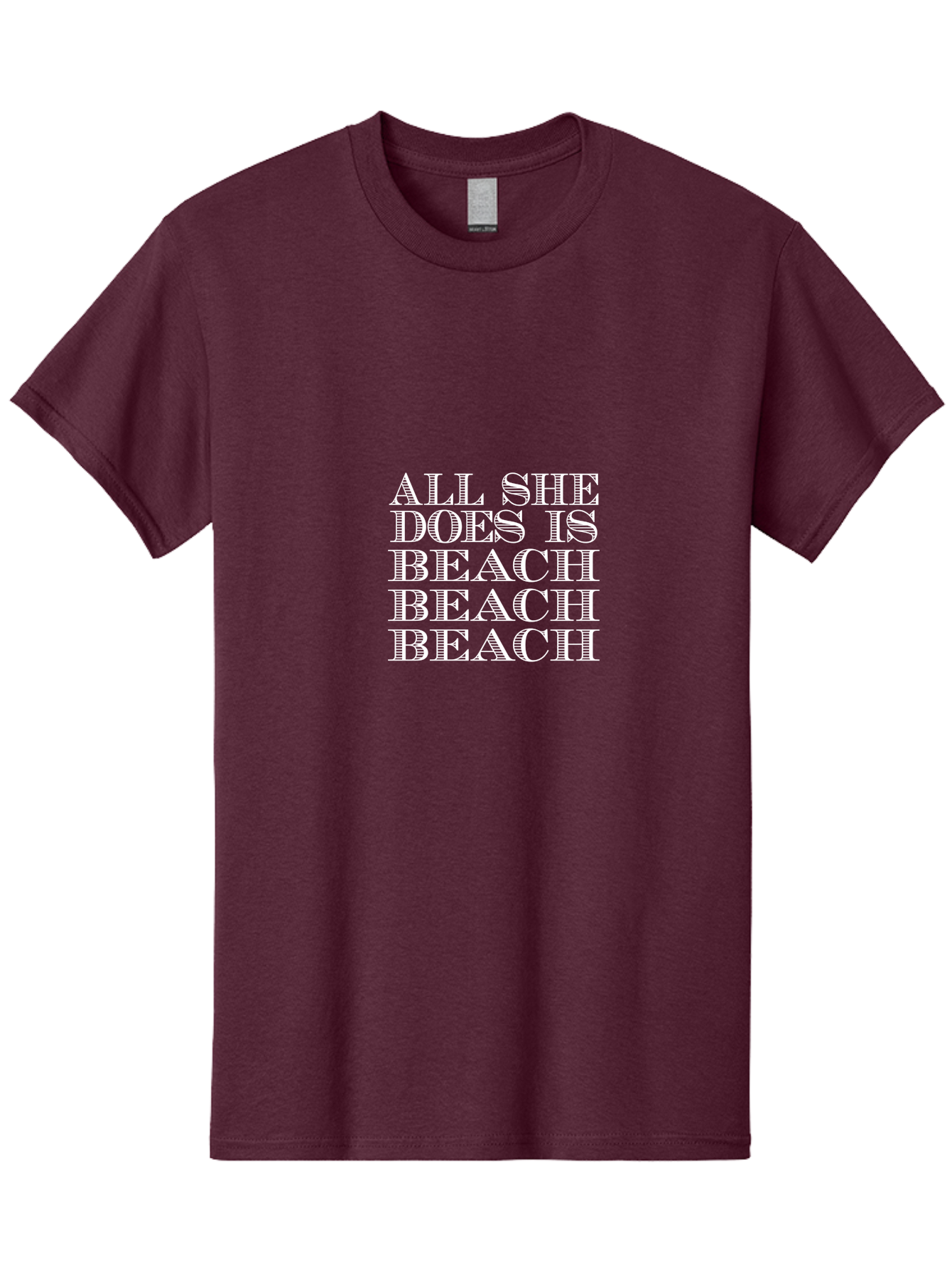 All She Does Is Men'S Graphic Tee, 100% Cotton, Comfortable Casual Summer Wear, Machine Washable, Beach Lifestyle, Beach Quotes, Summer Vibes, Coastal Living, Beachy Feel, Positive Affirmations Aae098 25