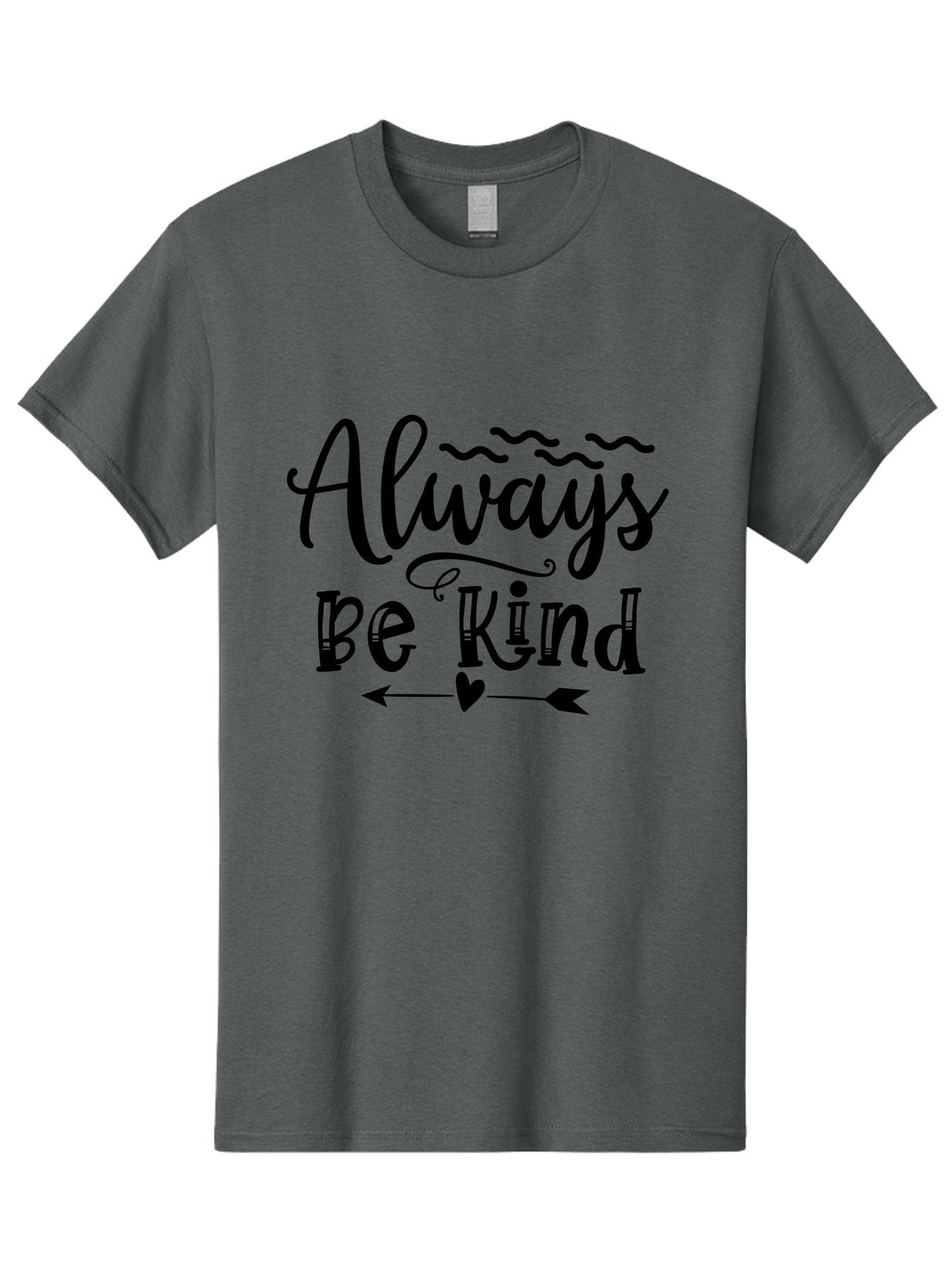 Always Be Kind Men'S Graphic Tee, 100% Cotton, Comfortable Casual Summer Wear, Machine Washable, Kindness Matters, Inspirational Quote, Motivational Phrase, Positive Message, Heartwarming Sentiment, Love And Care Aae100 8