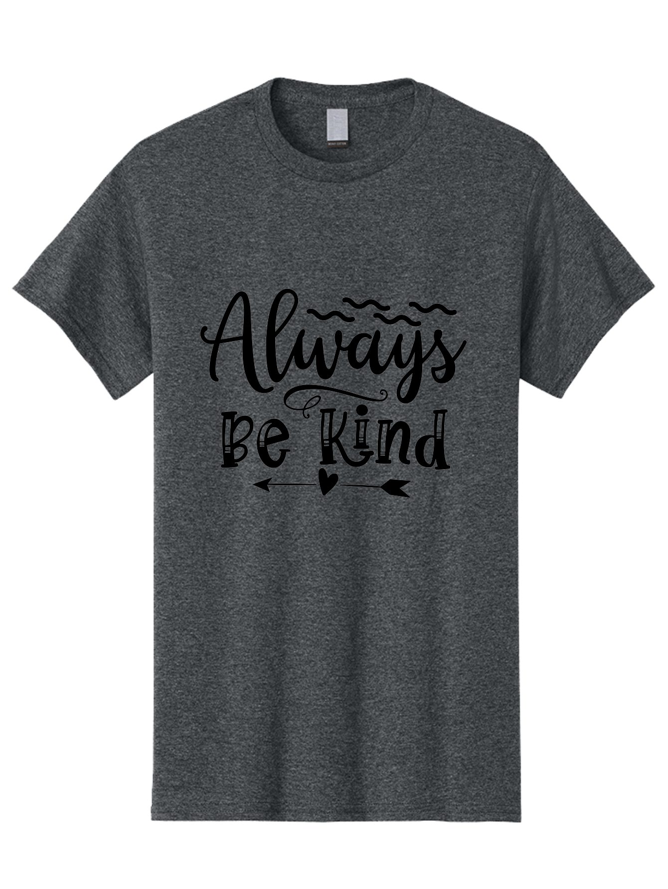 Always Be Kind Men'S Graphic Tee, 100% Cotton, Comfortable Casual Summer Wear, Machine Washable, Kindness Matters, Inspirational Quote, Motivational Phrase, Positive Message, Heartwarming Sentiment, Love And Care Aae100 19