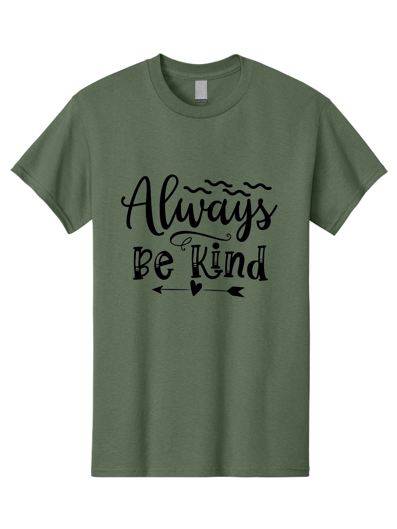 Always Be Kind Men'S Graphic Tee, 100% Cotton, Comfortable Casual Summer Wear, Machine Washable, Kindness Matters, Inspirational Quote, Motivational Phrase, Positive Message, Heartwarming Sentiment, Love And Care Aae100 13
