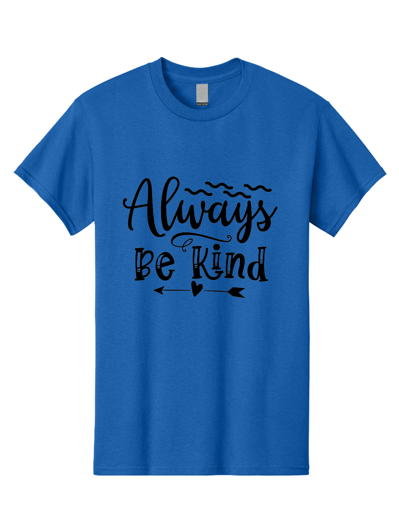 Always Be Kind Men'S Graphic Tee, 100% Cotton, Comfortable Casual Summer Wear, Machine Washable, Kindness Matters, Inspirational Quote, Motivational Phrase, Positive Message, Heartwarming Sentiment, Love And Care Aae100 21
