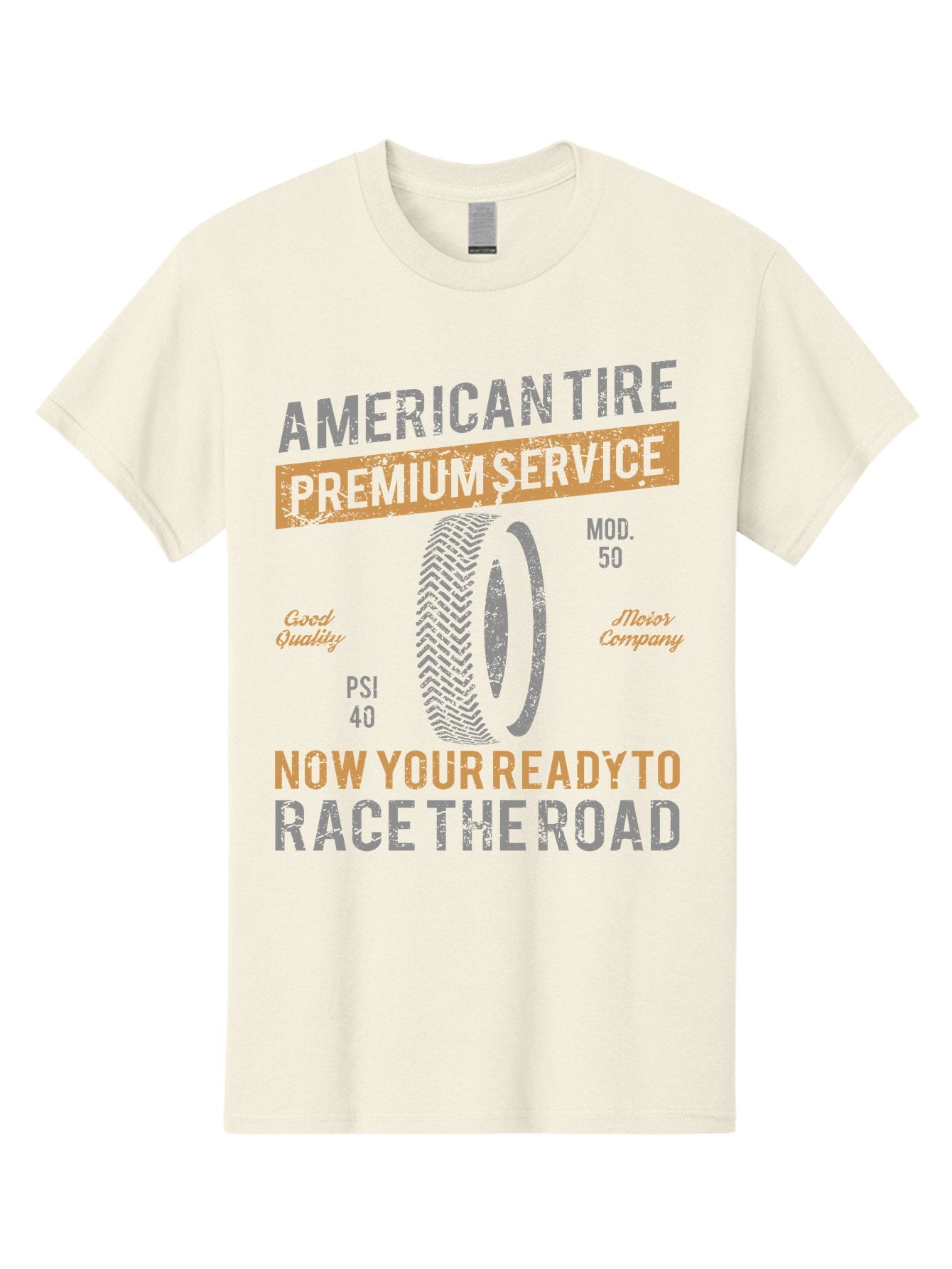 American Tire Distressed Men'S Graphic Tee, 100% Cotton, Comfortable Casual Summer Wear, Machine Washable, American Tire Premium Service, Vehicle Maintenance, Road Safety, Tire Quality, Good Company, Racing Tires, Automotive Services, Aae101 8