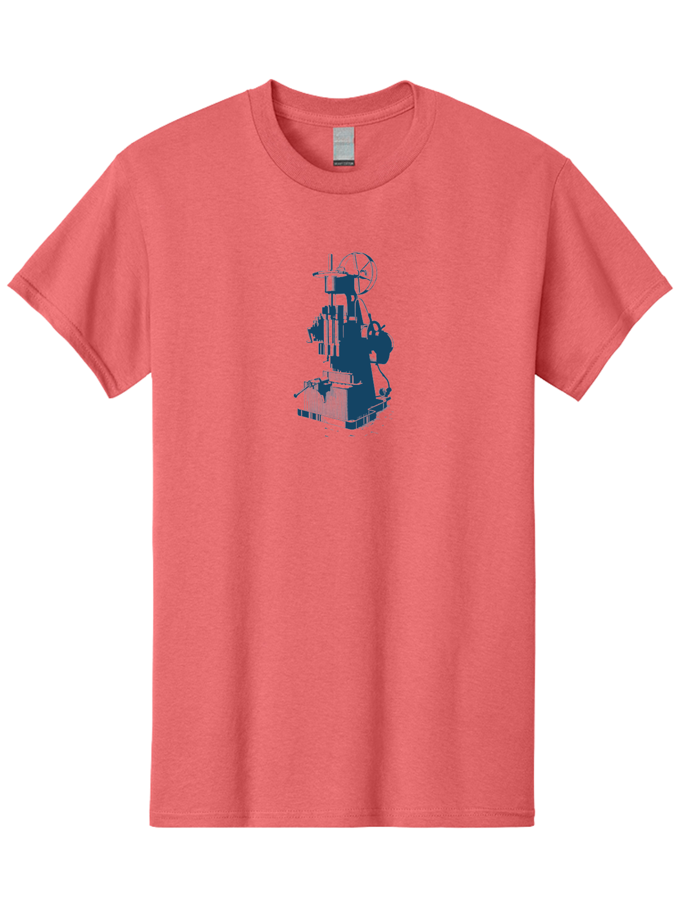 Antique Machine Art Men'S Graphic Tee, 100% Cotton, Comfortable Casual Summer Wear, Machine Washable, Industrial Machinery, Mechanical Equipment, Factory Machine, Manufacturing Technology, Industrial Production, Mechanical Parts, Aae109 15