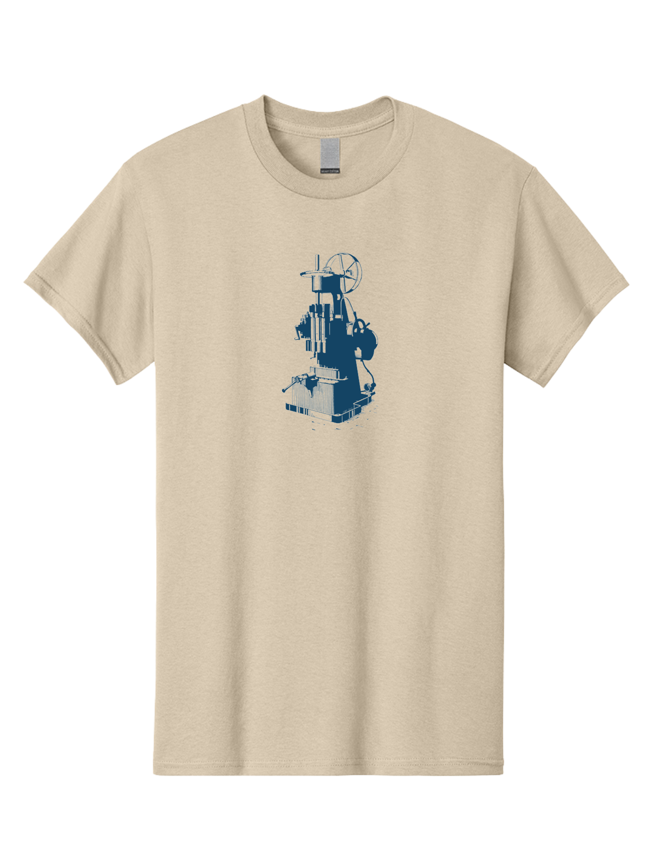 Antique Machine Art Men'S Graphic Tee, 100% Cotton, Comfortable Casual Summer Wear, Machine Washable, Industrial Machinery, Mechanical Equipment, Factory Machine, Manufacturing Technology, Industrial Production, Mechanical Parts, Aae109