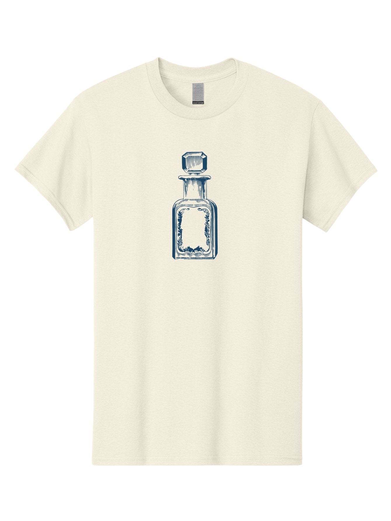 Antique Perfume Bottle Men'S Graphic Tee, 100% Cotton, Comfortable Casual Summer Wear, Machine Washable, Perfume Bottle Design, Fragrance Container, Luxury Skincare, Elegant Packaging, Vintage Style, Beauty Products, Sketch Artwork, Aae110 6