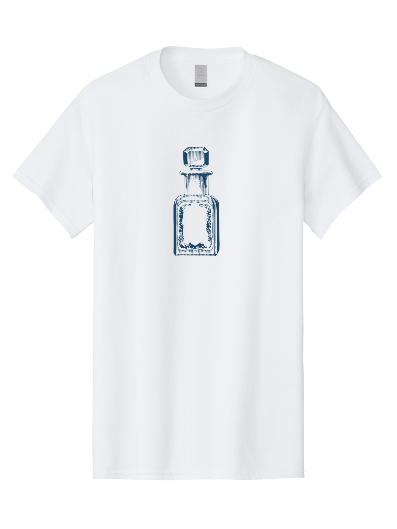 Antique Perfume Bottle Men'S Graphic Tee, 100% Cotton, Comfortable Casual Summer Wear, Machine Washable, Perfume Bottle Design, Fragrance Container, Luxury Skincare, Elegant Packaging, Vintage Style, Beauty Products, Sketch Artwork, Aae110 29