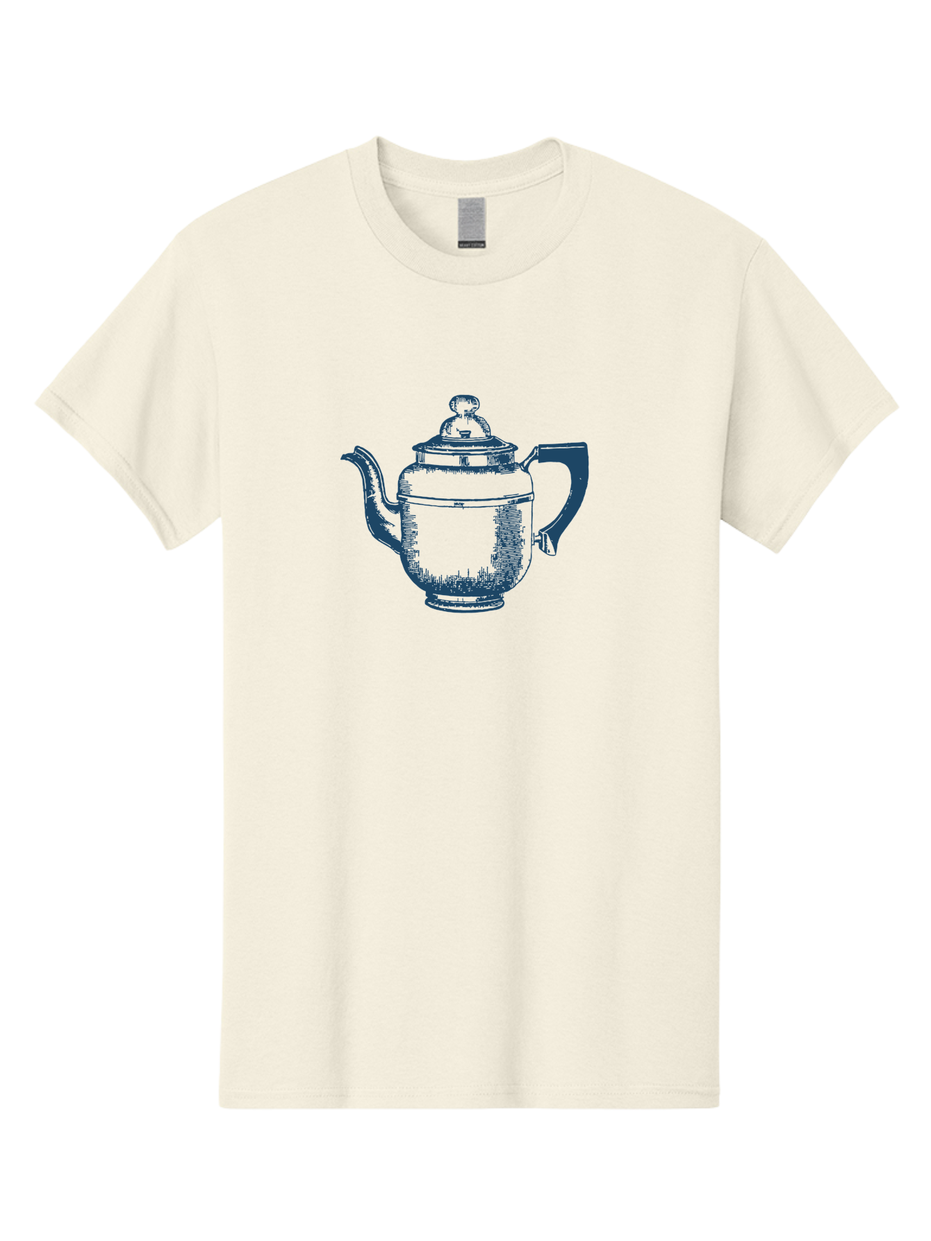 Antique Teapot Men'S Graphic Tee, 100% Cotton, Comfortable Casual Summer Wear, Machine Washable, Teapot With Lid, Antique Teapot, Tea Time, Vintage Teapot, Dark Blue Illustration, Classic Design, Traditional Tea, Ceramic Teapot, Retro Style Aae113 17