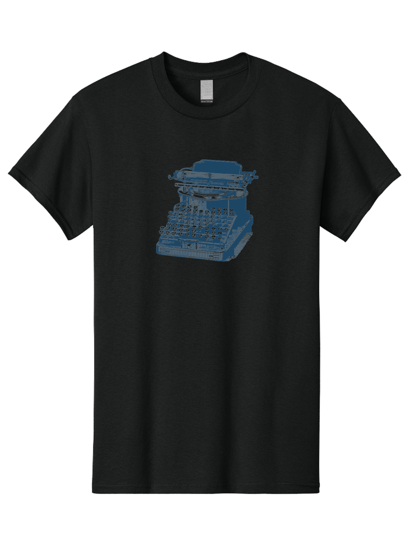Antique Typewriter Vibes Men'S Graphic Tee, 100% Cotton, Comfortable Casual Summer Wear, Machine Washable, Vintage Typewriter, Retro Office Equipment, Classic Writing Machine, Antique Technology, Old-Fashioned Keyboard, Nostalgia, Aae116 23