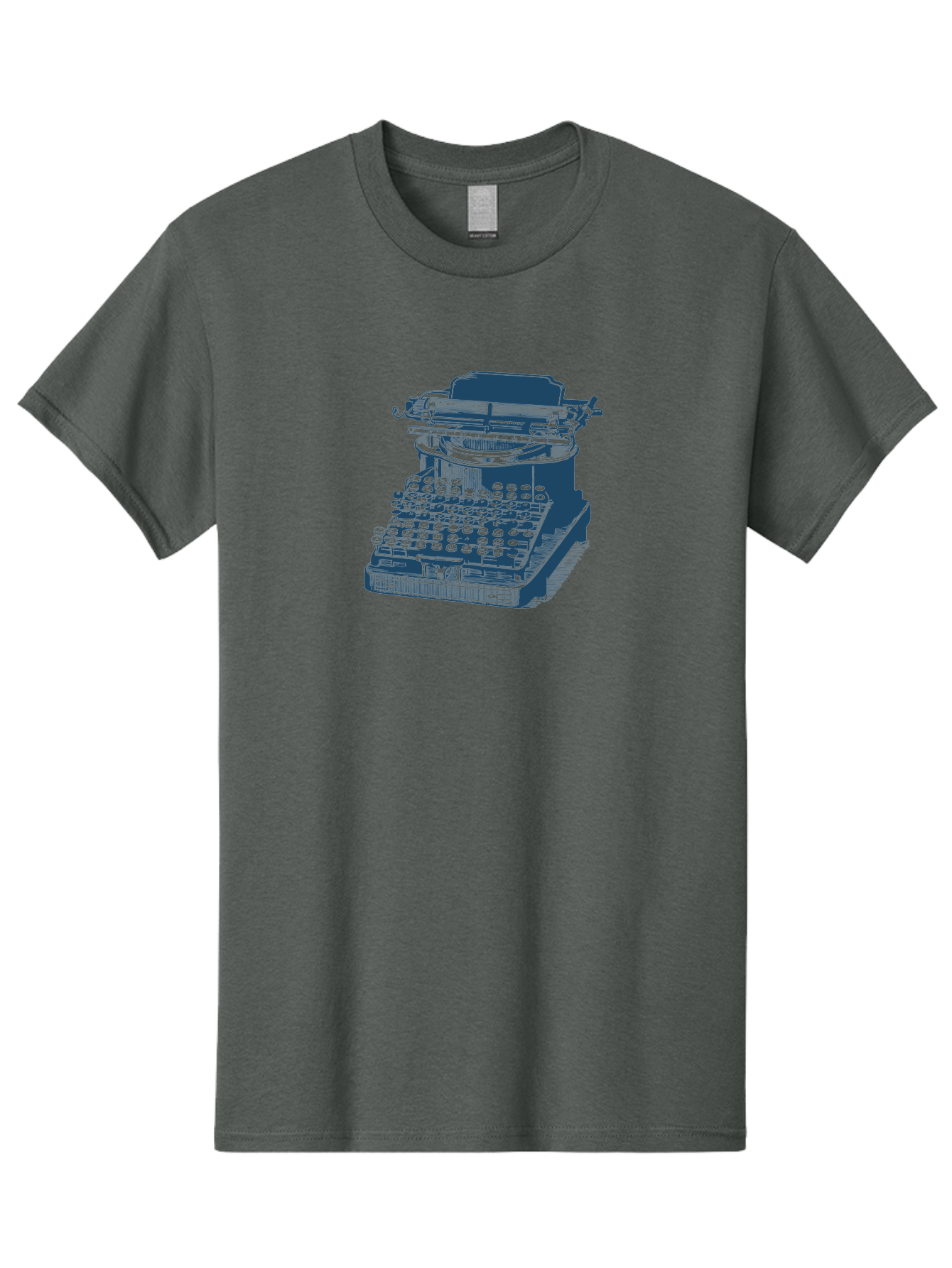 Antique Typewriter Vibes Men'S Graphic Tee, 100% Cotton, Comfortable Casual Summer Wear, Machine Washable, Vintage Typewriter, Retro Office Equipment, Classic Writing Machine, Antique Technology, Old-Fashioned Keyboard, Nostalgia, Aae116 13