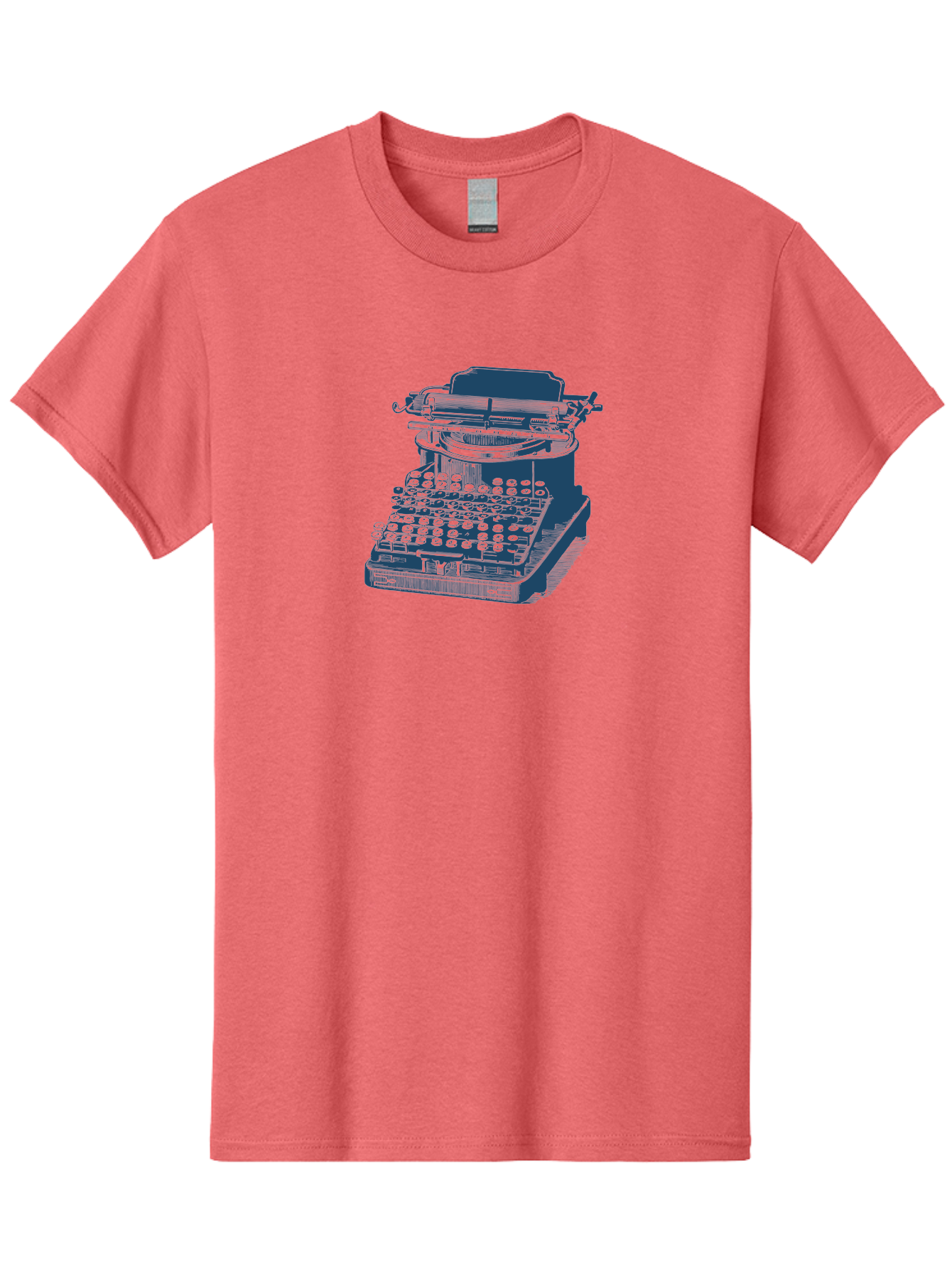 Antique Typewriter Vibes Men'S Graphic Tee, 100% Cotton, Comfortable Casual Summer Wear, Machine Washable, Vintage Typewriter, Retro Office Equipment, Classic Writing Machine, Antique Technology, Old-Fashioned Keyboard, Nostalgia, Aae116 19