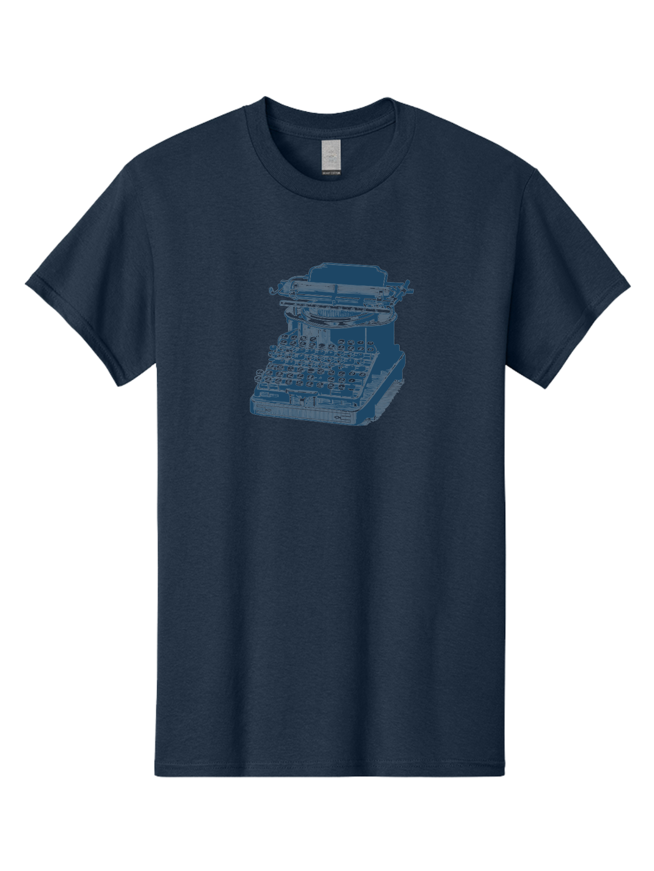 Antique Typewriter Vibes Men'S Graphic Tee, 100% Cotton, Comfortable Casual Summer Wear, Machine Washable, Vintage Typewriter, Retro Office Equipment, Classic Writing Machine, Antique Technology, Old-Fashioned Keyboard, Nostalgia, Aae116 7