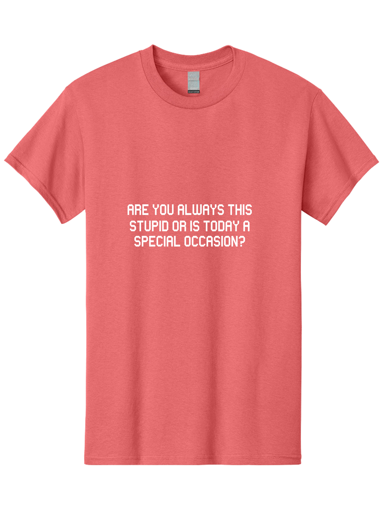 Are You Always This Stupid Men'S Graphic Tee, 100% Cotton, Comfortable Casual Summer Wear, Machine Washable, Sarcastic Quote, Funny Saying, Humorous Phrase, Witty Remark, Clever Insult, Aae117 21