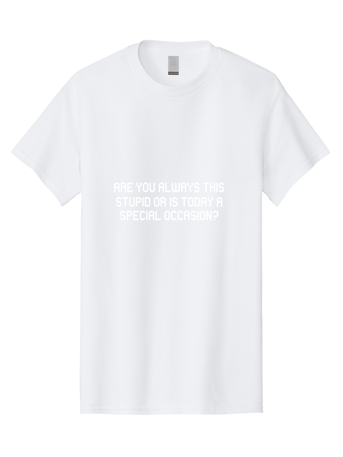 Are You Always This Stupid Men'S Graphic Tee, 100% Cotton, Comfortable Casual Summer Wear, Machine Washable, Sarcastic Quote, Funny Saying, Humorous Phrase, Witty Remark, Clever Insult, Aae117 25
