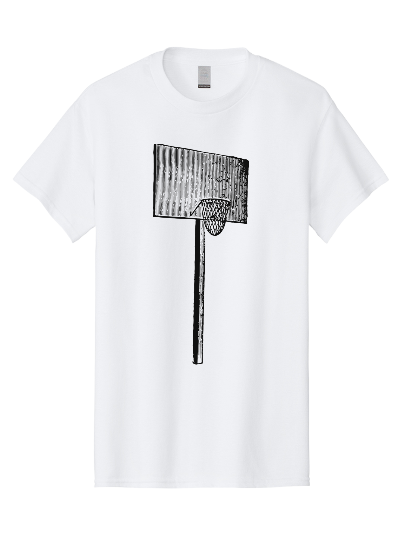 Basket Ball Roots Men'S Graphic Tee, 100% Cotton, Comfortable Casual Summer Wear, Machine Washable, Basketball Hoop, Worn Backboard, Netting, Outdoor Sports Equipment, Distressed Texture, Urban Recreation, Sports Facilities, Court Equipment, Aae127 7