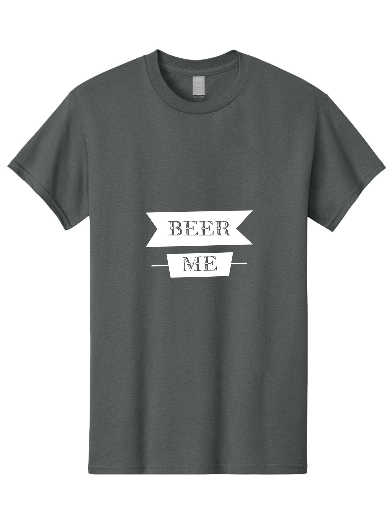 Beer Me Men'S Graphic Tee, 100% Cotton, Comfortable Casual Summer Wear, Machine Washable, Beer Invitation, Beer Request, Beer Lover, Beer Culture, Funny Beer Quote, Beer Me Sign, Humorous Phrase, Beer Enthusiast Aae134