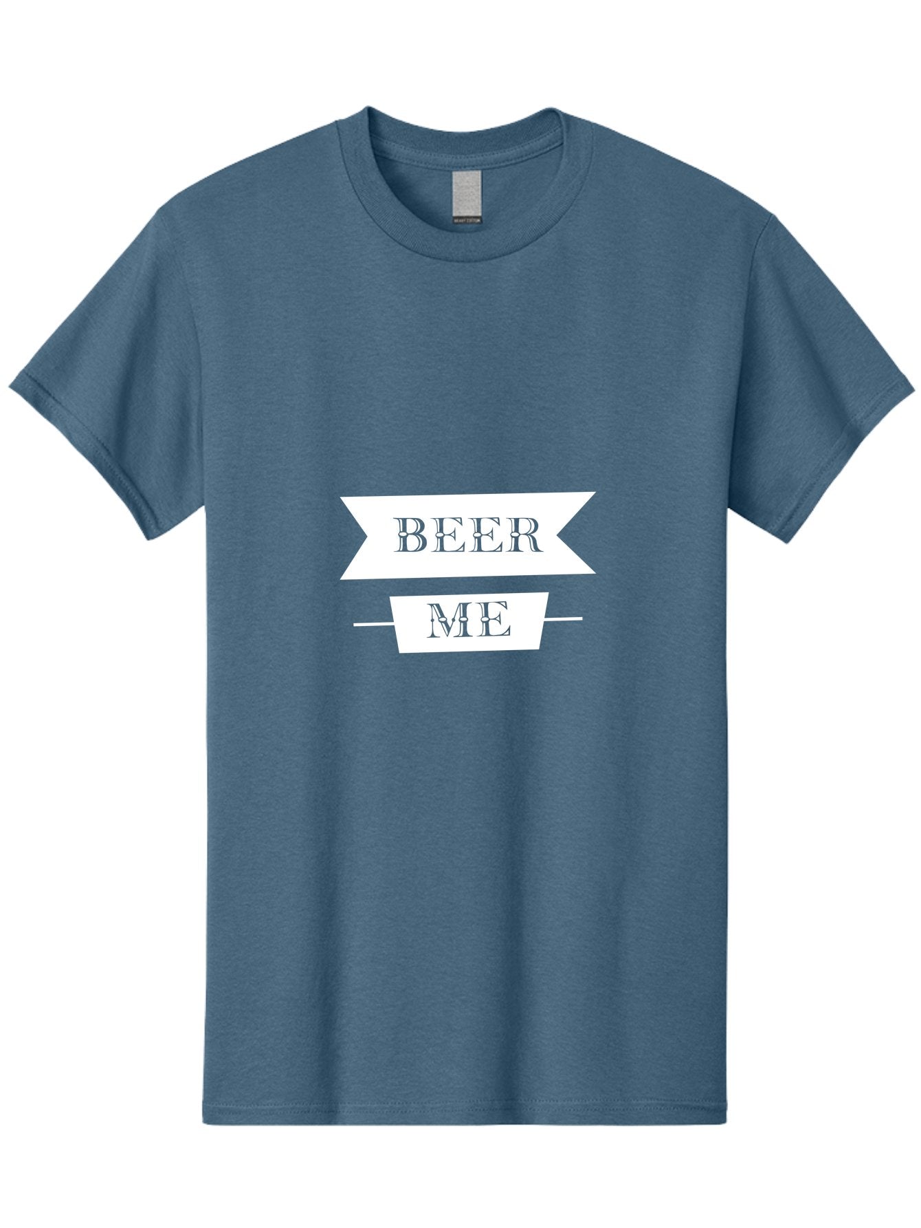Beer Me Men'S Graphic Tee, 100% Cotton, Comfortable Casual Summer Wear, Machine Washable, Beer Invitation, Beer Request, Beer Lover, Beer Culture, Funny Beer Quote, Beer Me Sign, Humorous Phrase, Beer Enthusiast Aae134